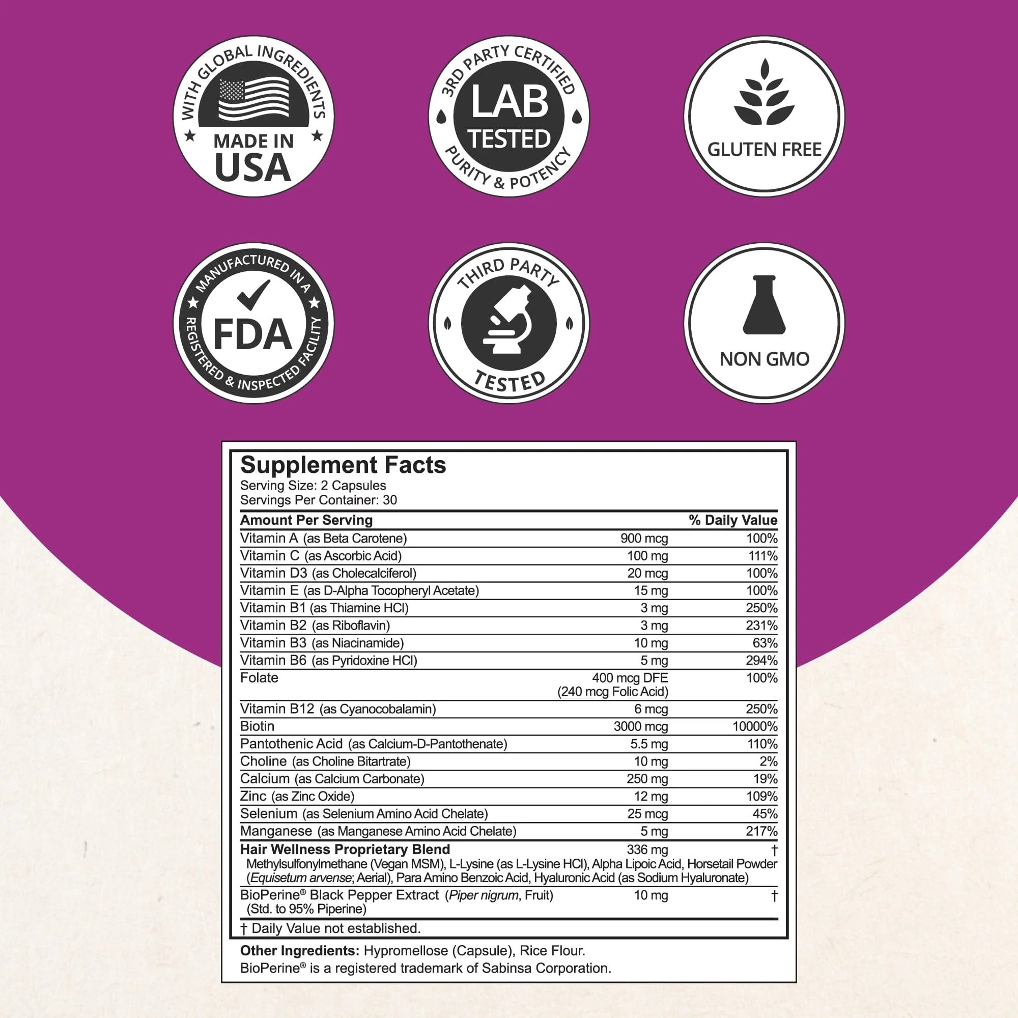 10+ & Hair Duo by NuBest Nutrition® - Image 6