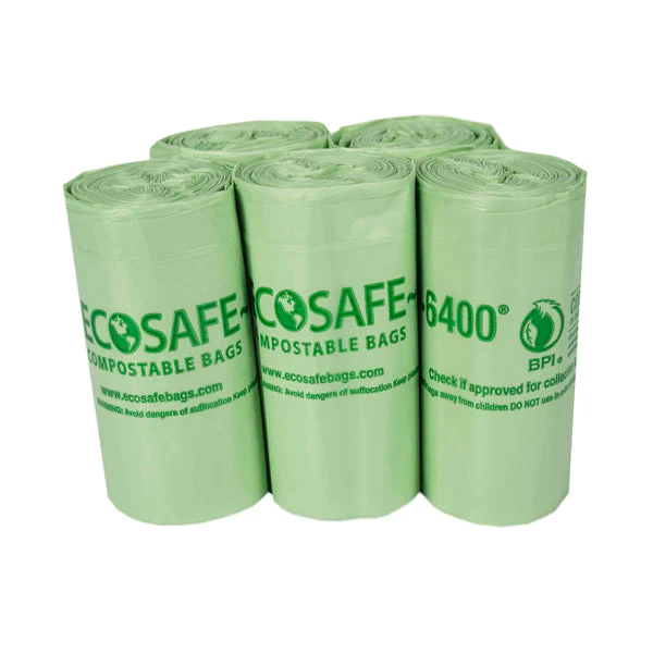 18.25x25" COMPOSTABLE BIN LINER, 0.6 MIL - Image 2