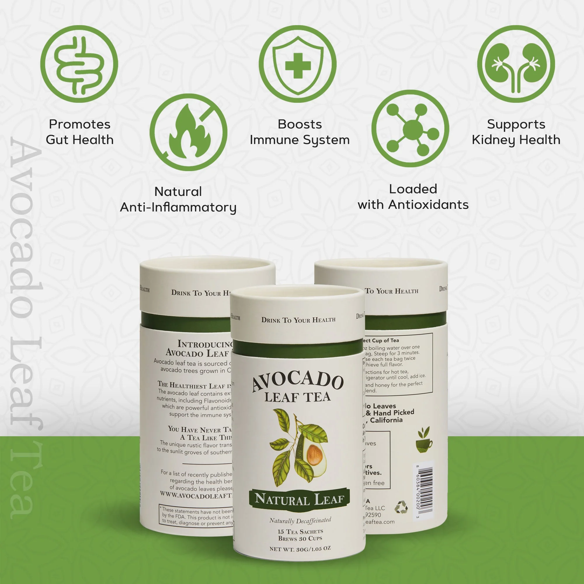 2 Pack Avocado Leaf Tea Natural by Avocado Tea Co. - Image 2