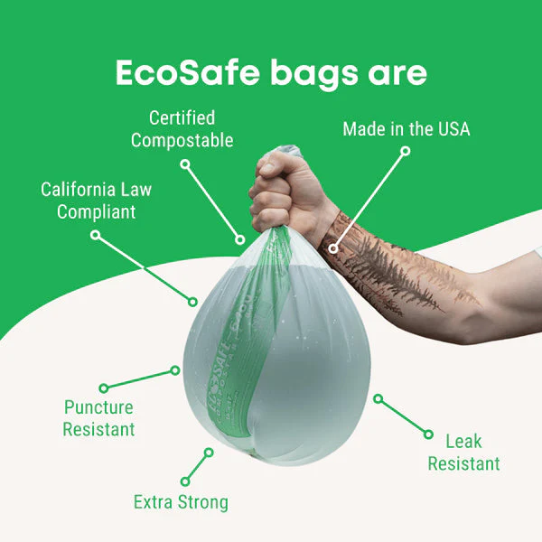 39x55" COMPOSTABLE BIN LINER, 0.85 MIL - Image 4