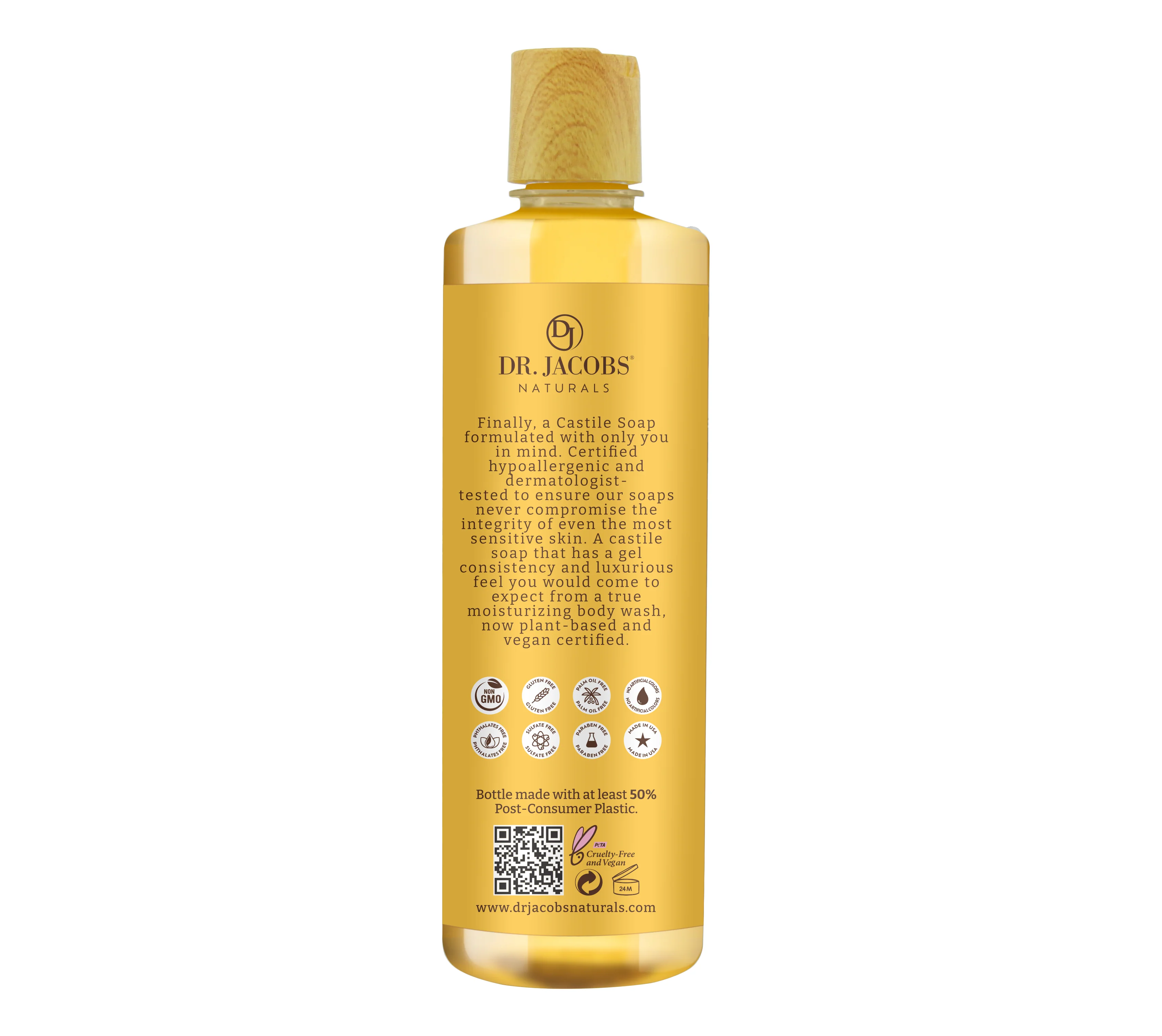 Almond Castile Body Wash by Dr. Jacobs Naturals - Image 4
