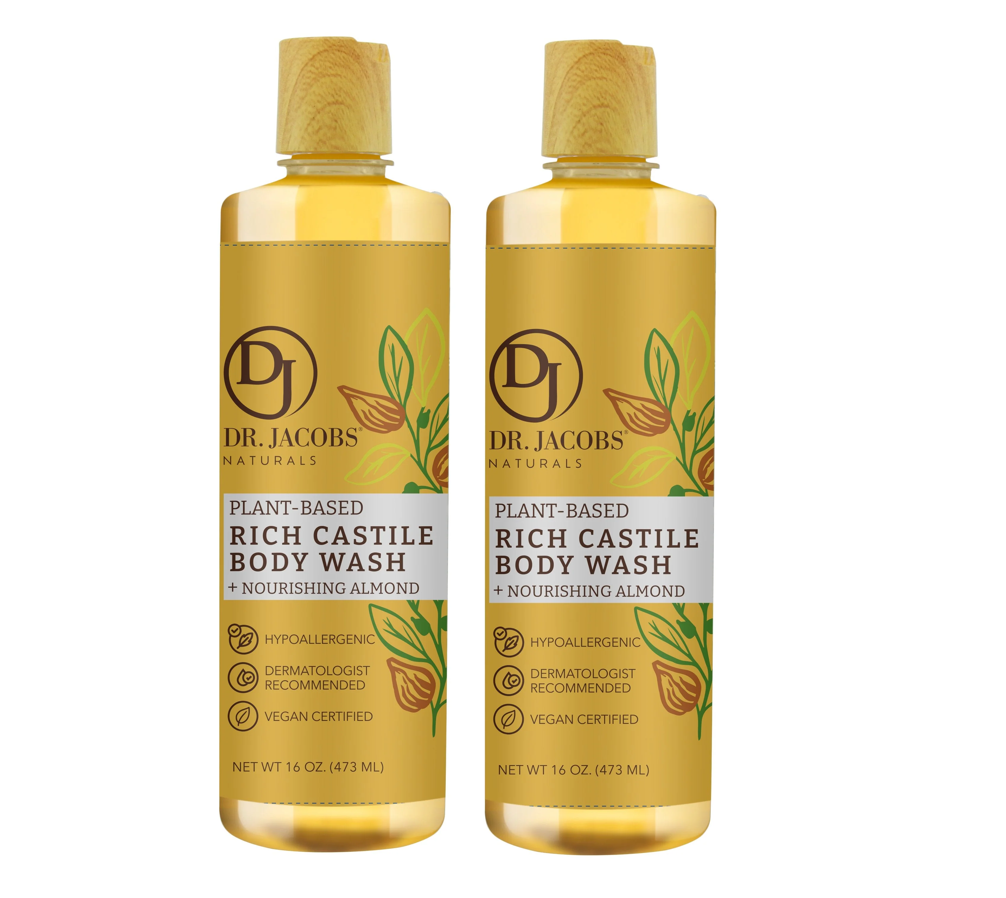 Almond Castile Body Wash by Dr. Jacobs Naturals - Image 8