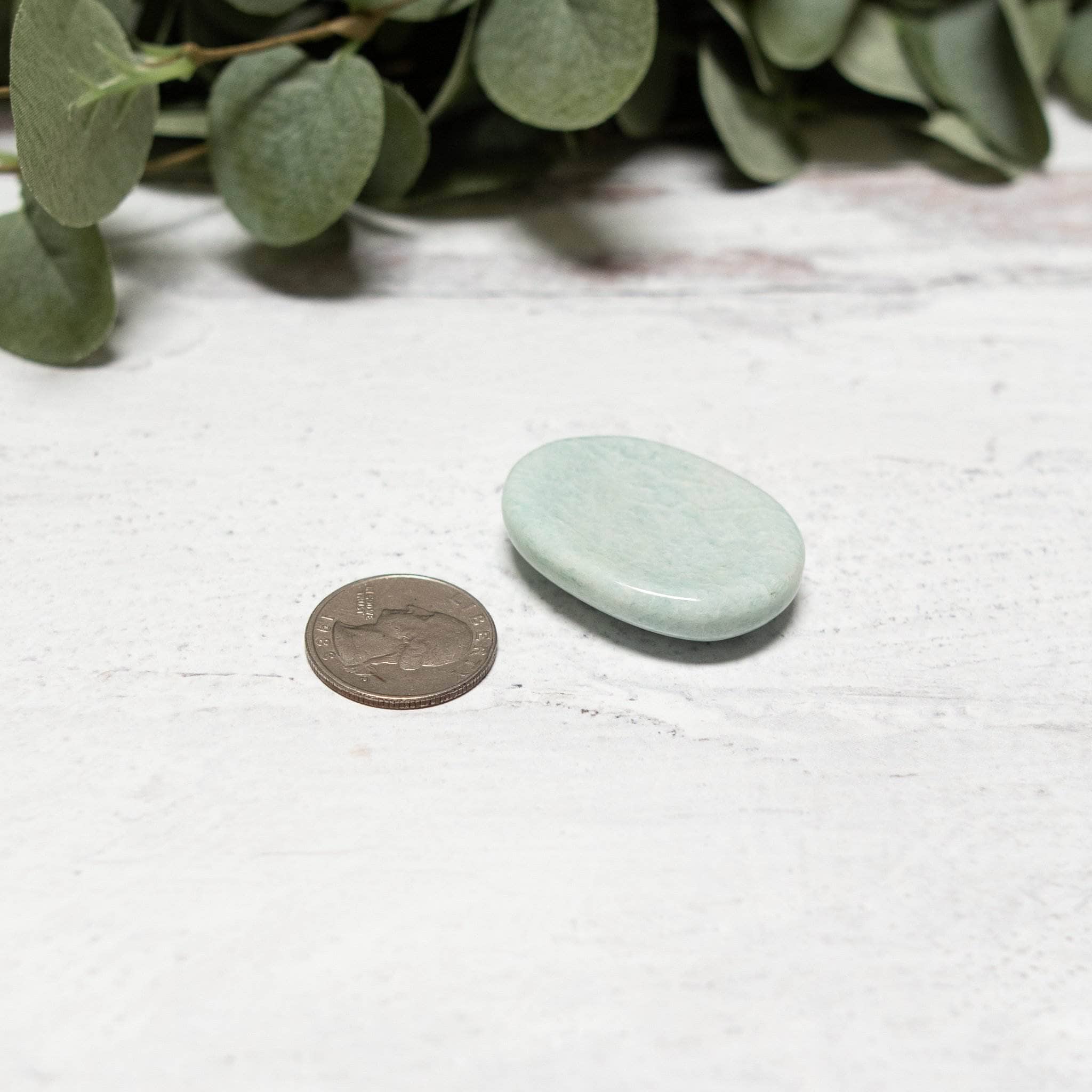 Amazonite Worry Stone by Tiny Rituals - Image 4