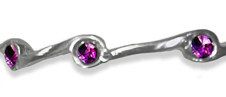 Amethyst Birthstone Stacker Ring by The Urban Charm by The Urban Charm - Image 6