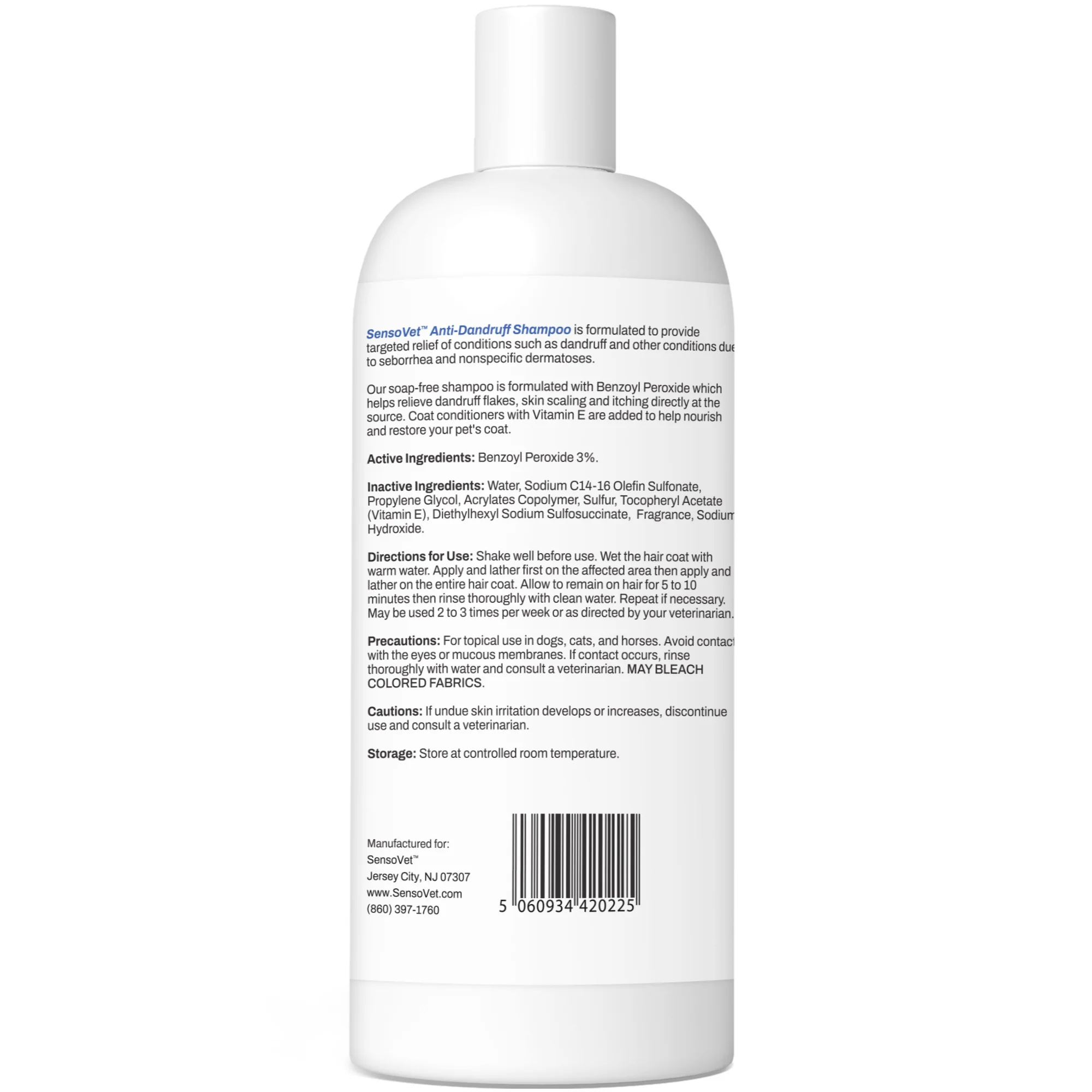 Anti-Dandruff Shampoo for Dogs & Cats - 12oz - Image 6