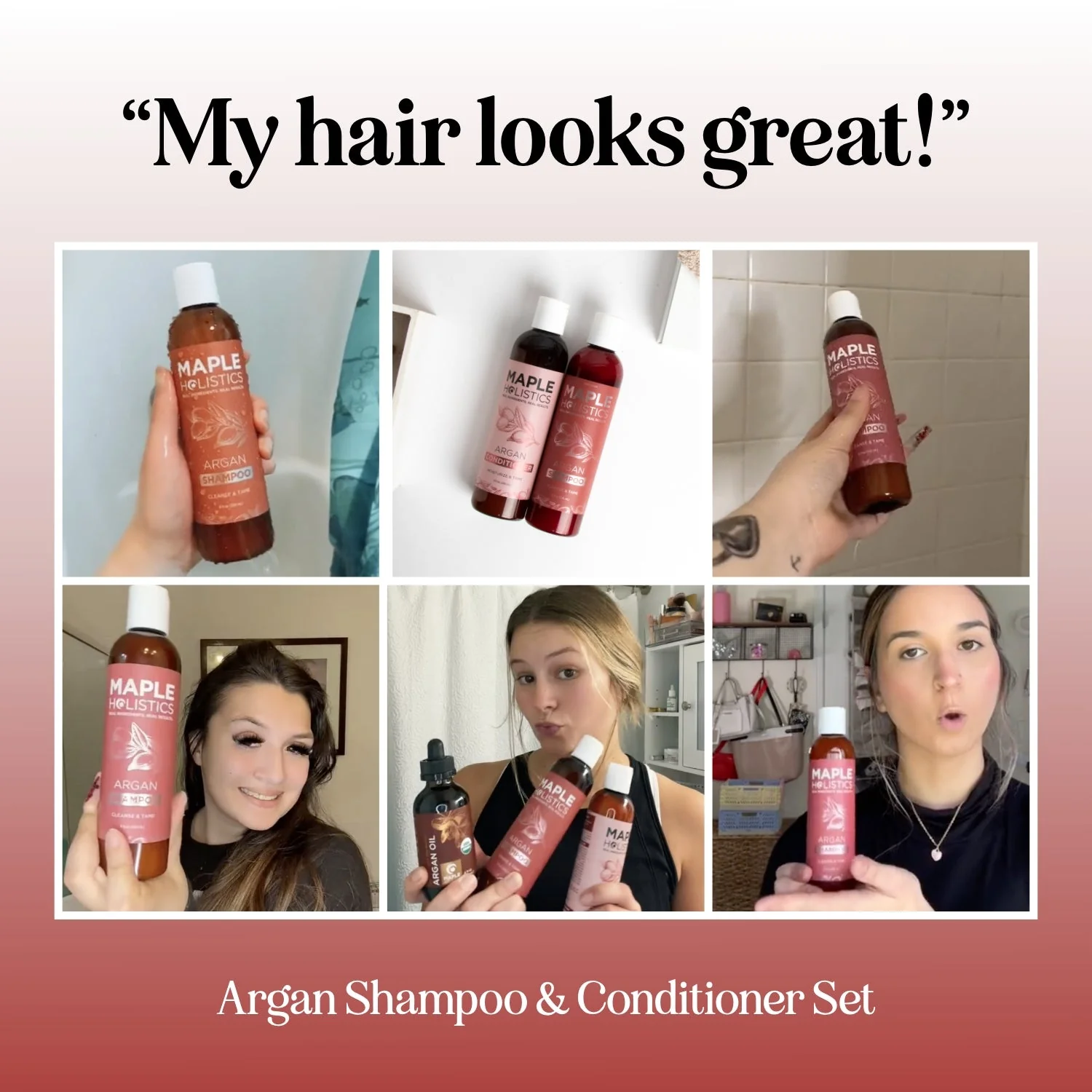 Argan Shampoo and Conditioner Set - Image 45