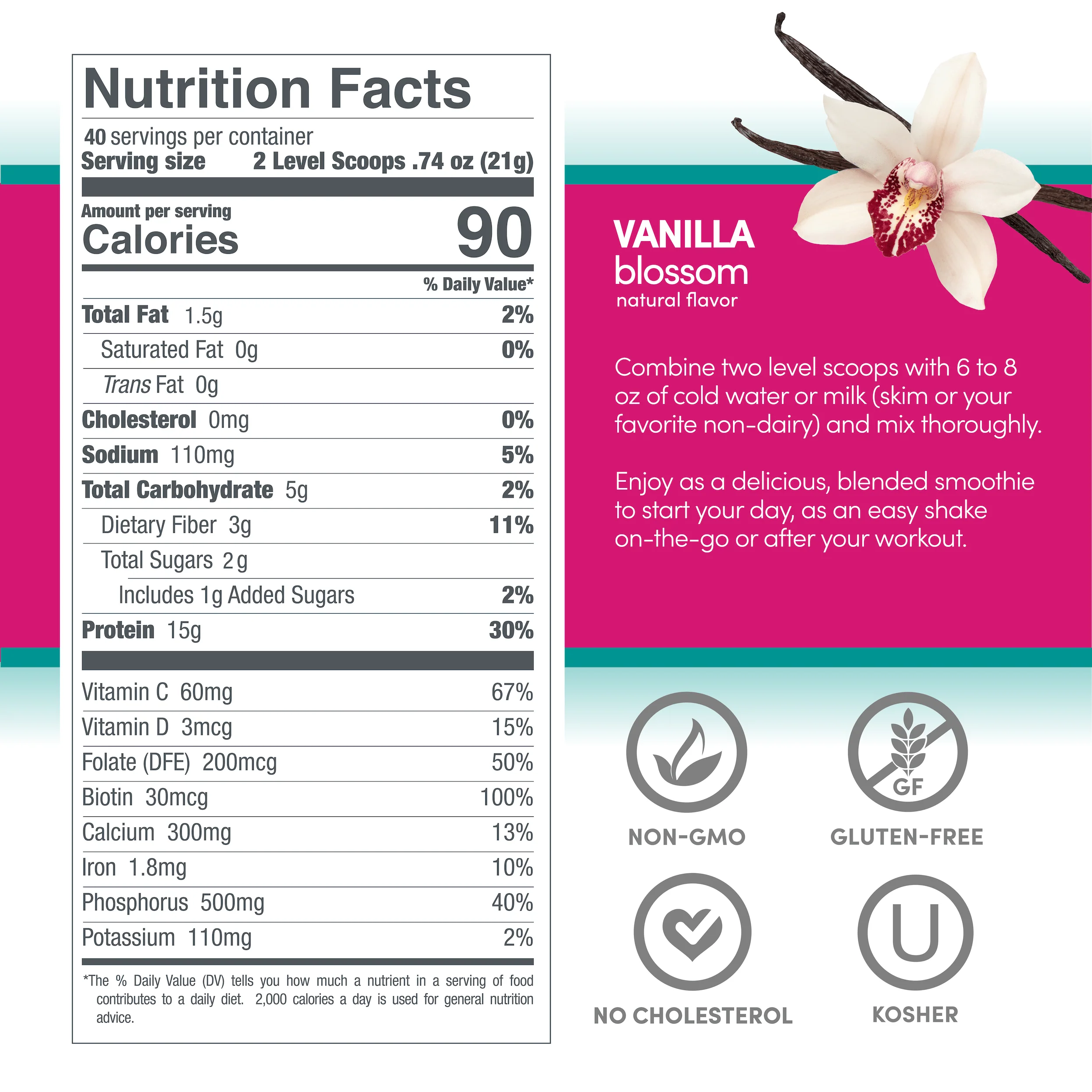 Aria: Women's Wellness Protein Powder 1.85 lb - Image 5