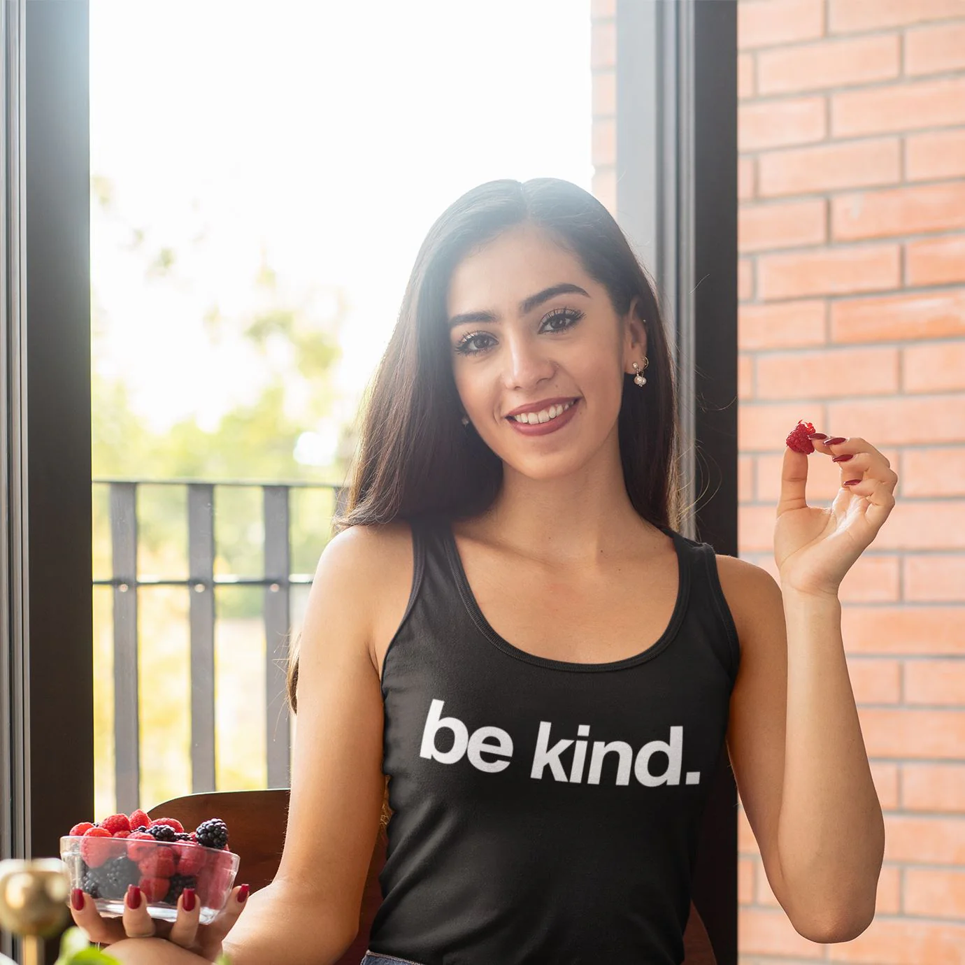 Be Kind | Women's Tank Top by The Happy Givers - Image 2
