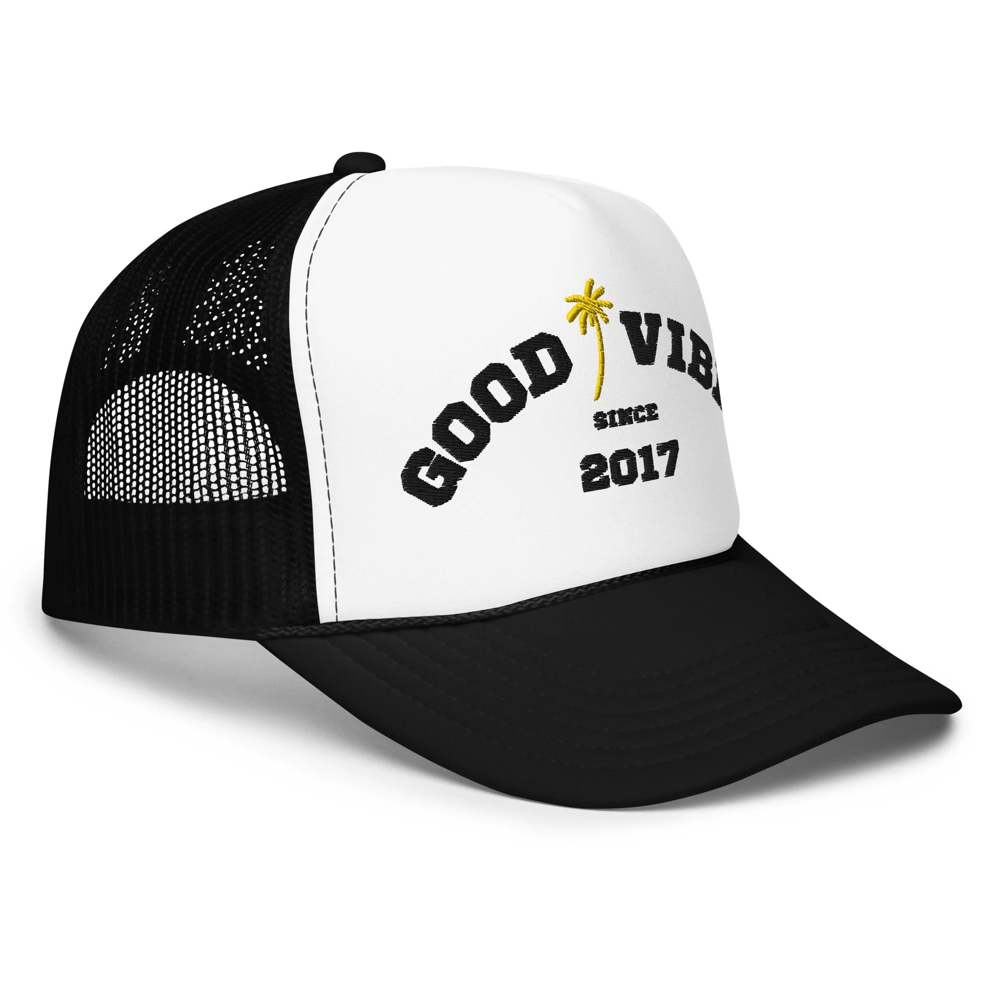 Beachy Good Vibes Foam Trucker Hat - Image 6