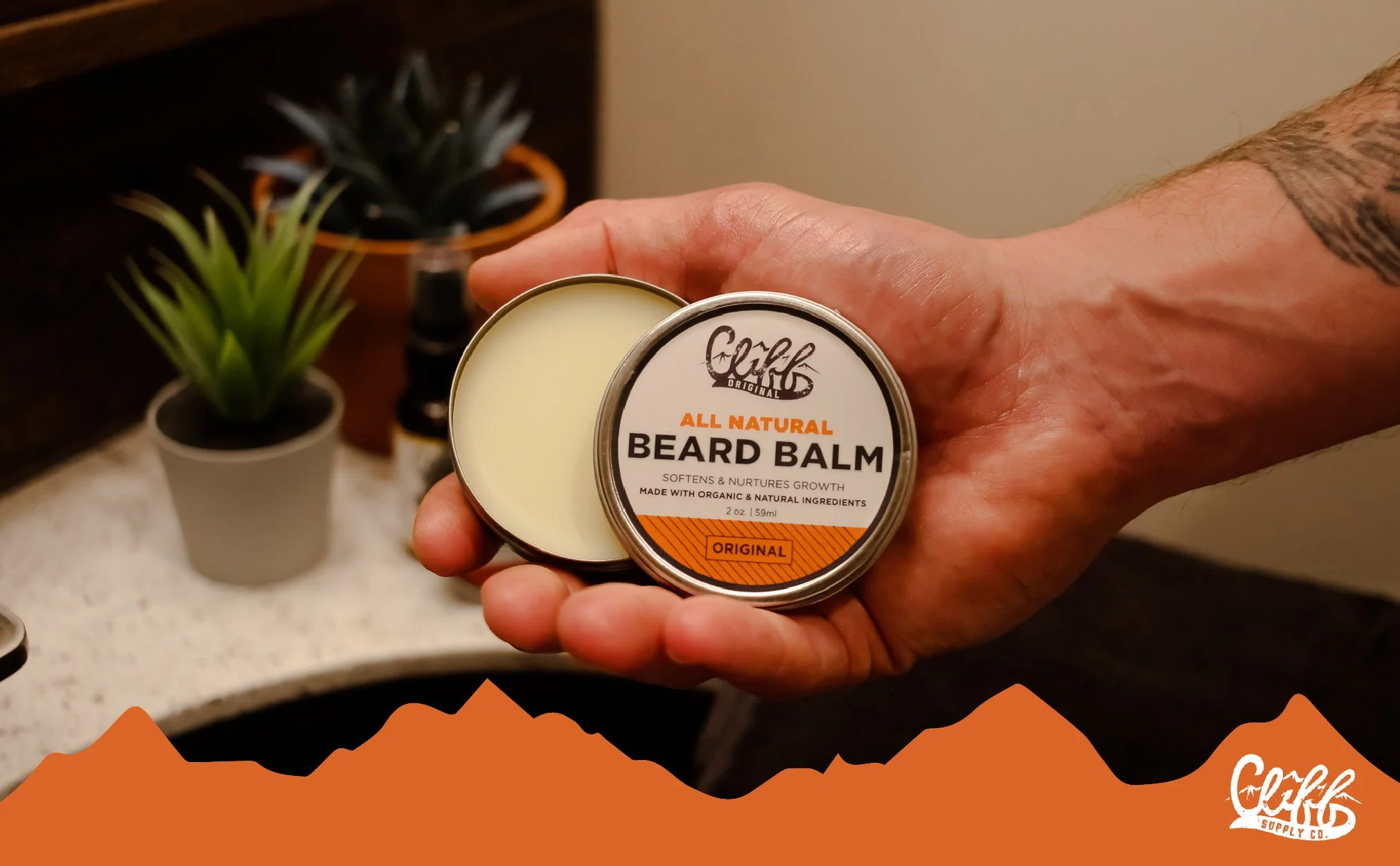 Beard Balm Puck - Original Scent by Cliff Supply - Image 6
