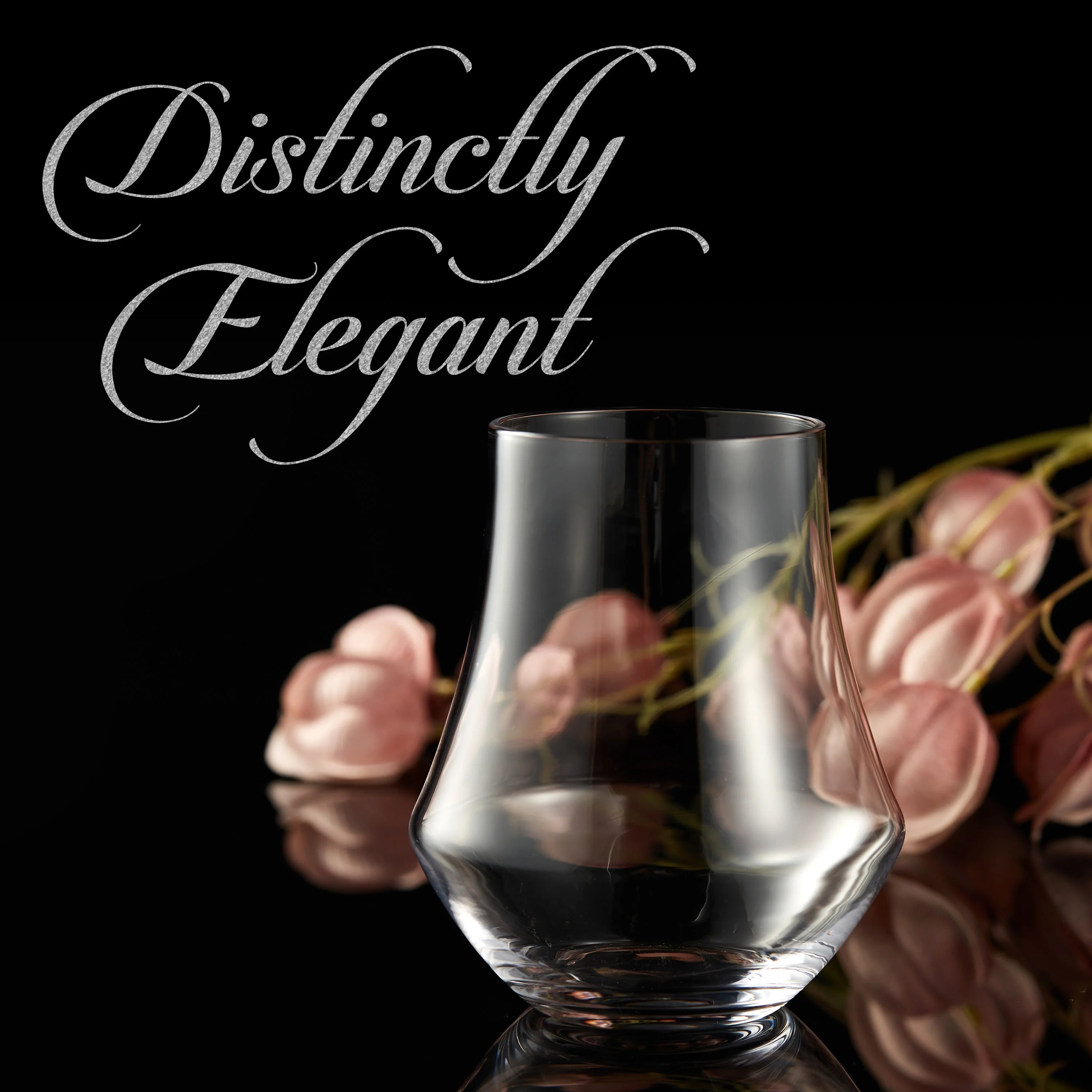 Berkware Tulip Shaped Lowball Whisky Glasses - Set of 6 - Image 6