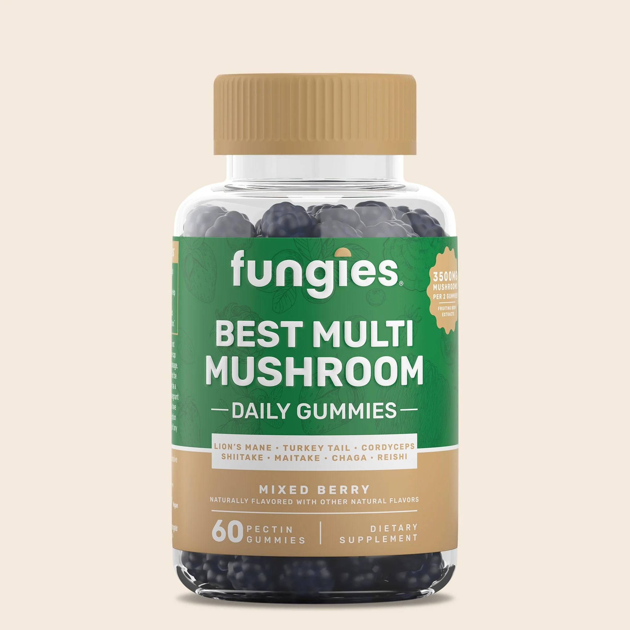 Best Multi Mushroom Gummies (60 Count) by Fungies