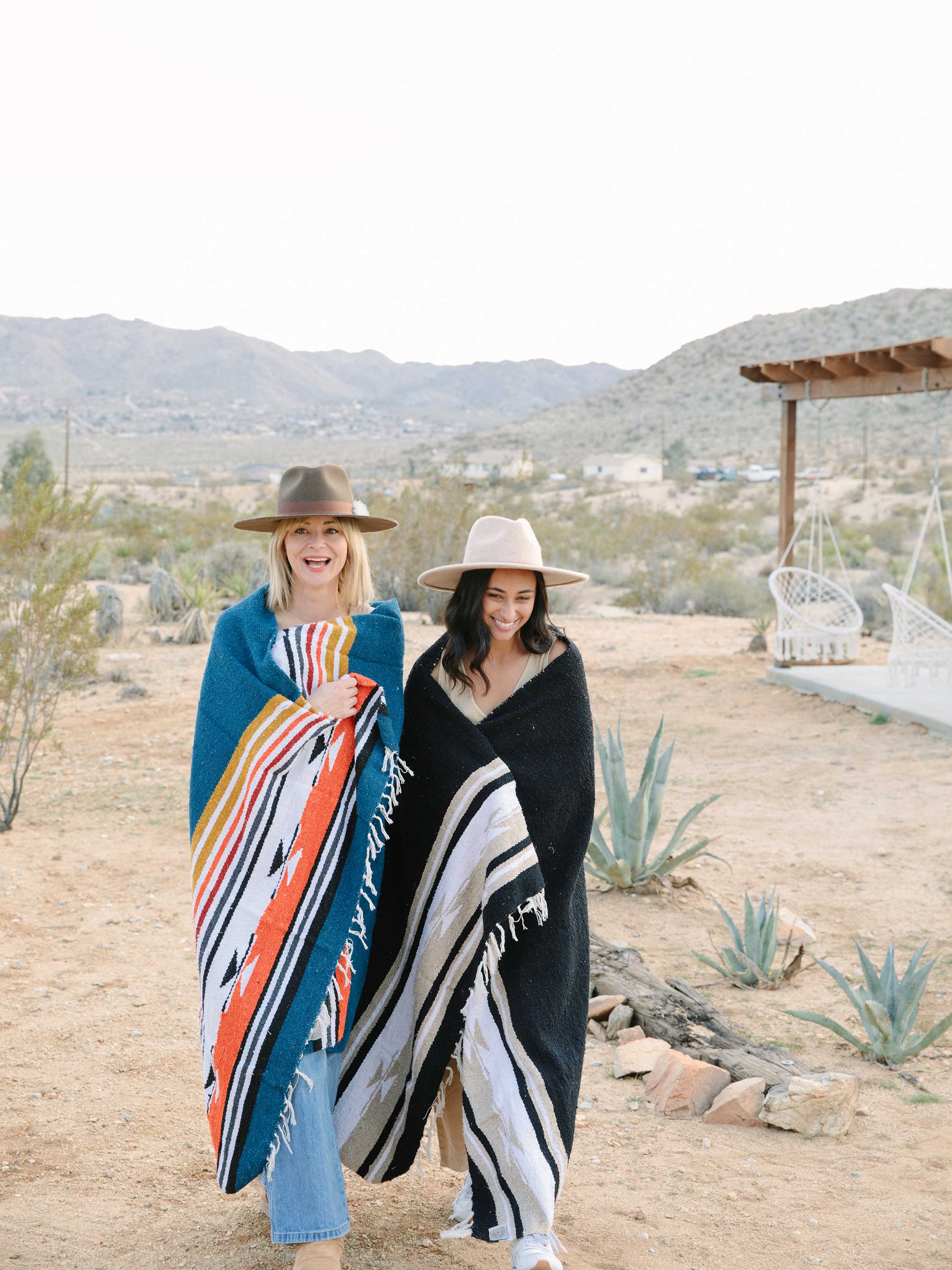 Black Baja Mexican Blanket by Laguna Beach Textile Company - Image 6