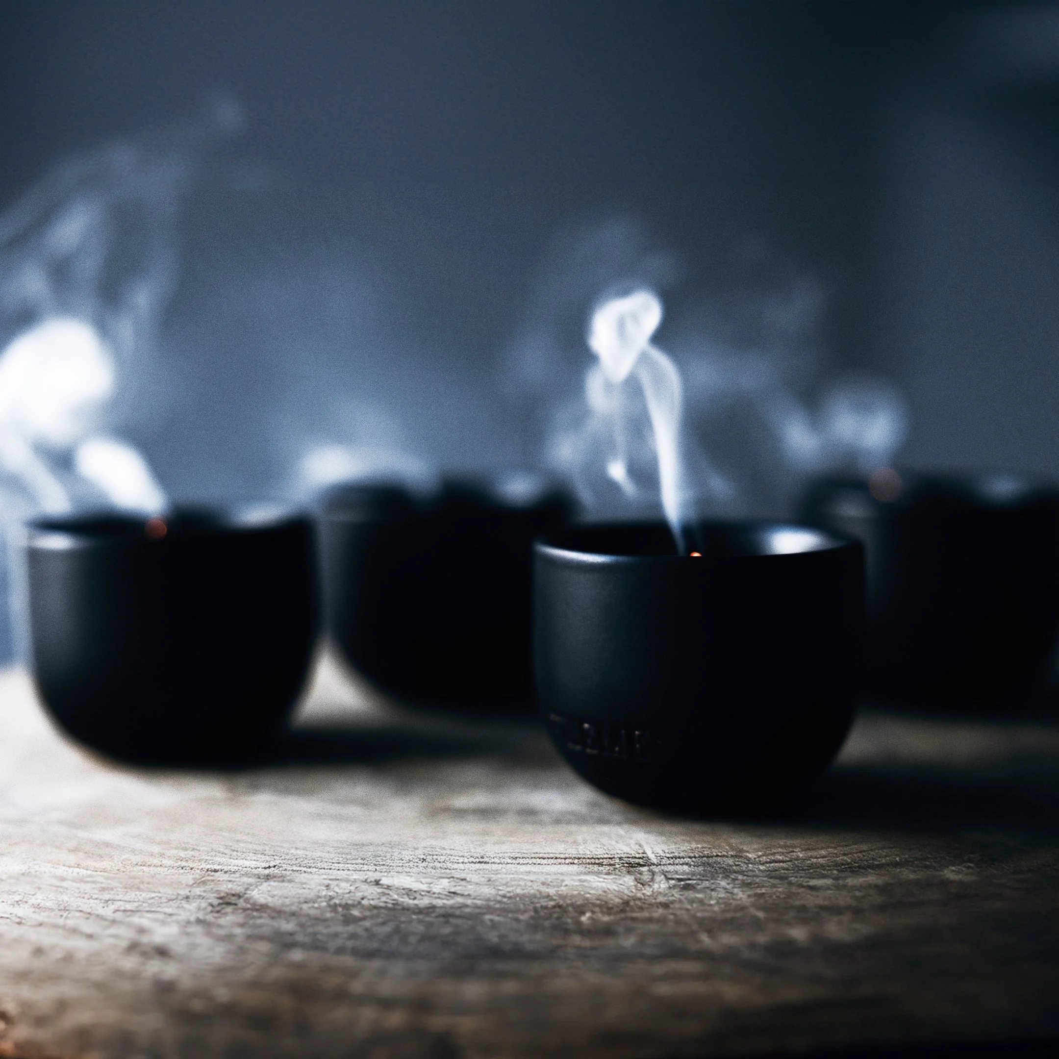 Black Ceramic Candle | Votives - Image 4