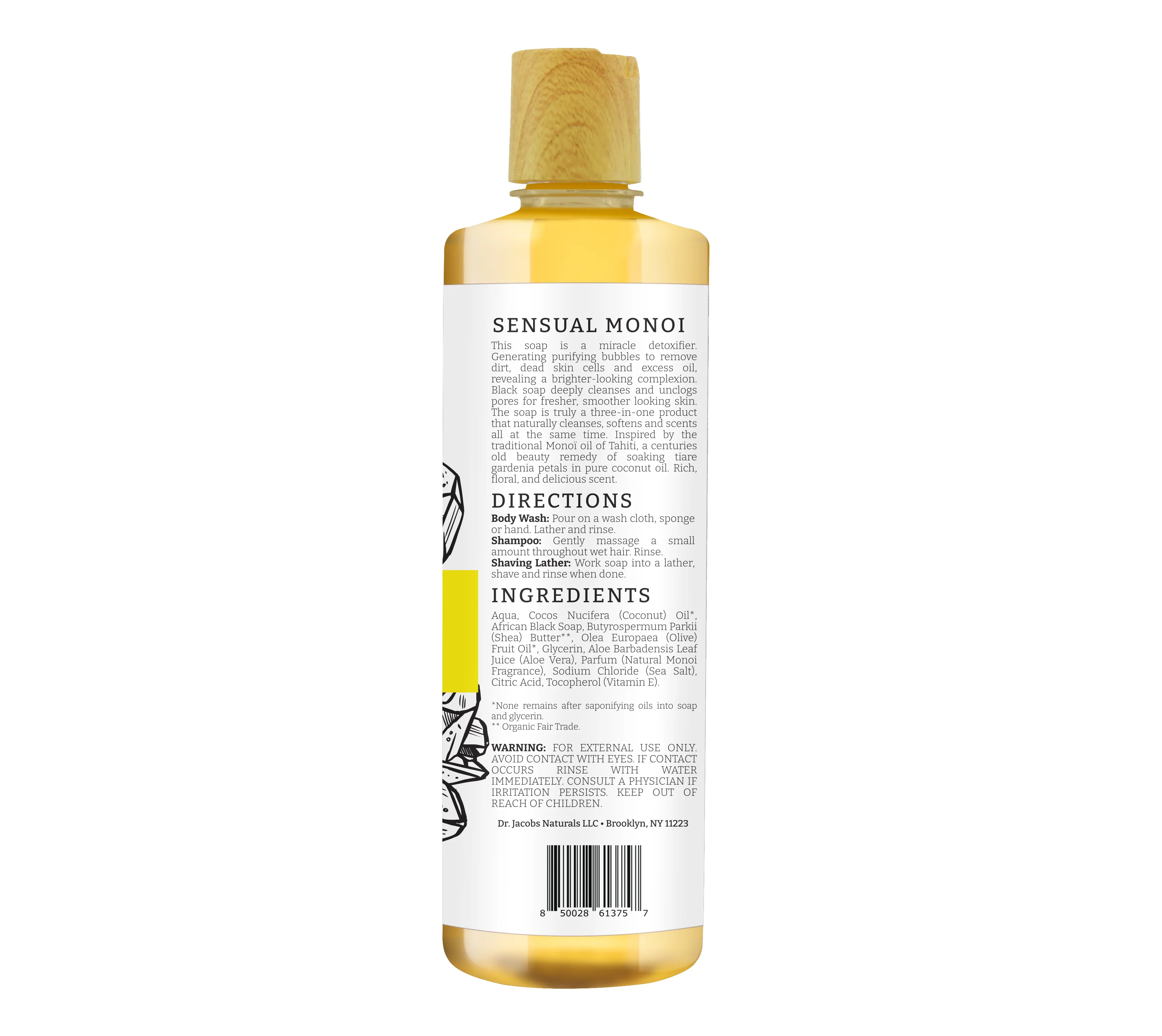 Black Soap Monoi by Dr. Jacobs Naturals - Image 6