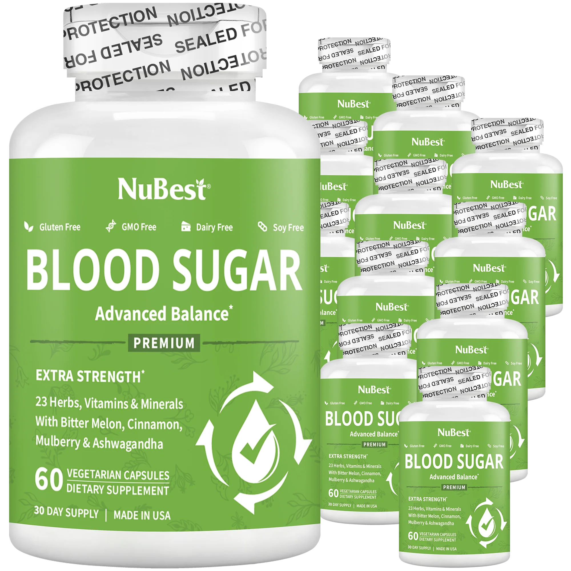 Blood Sugar Supplement, Advanced Formula For Energy Balance, Immunity & Overall Health, 60 Vegan Capsules by NuBest Nutrition® - Image 12