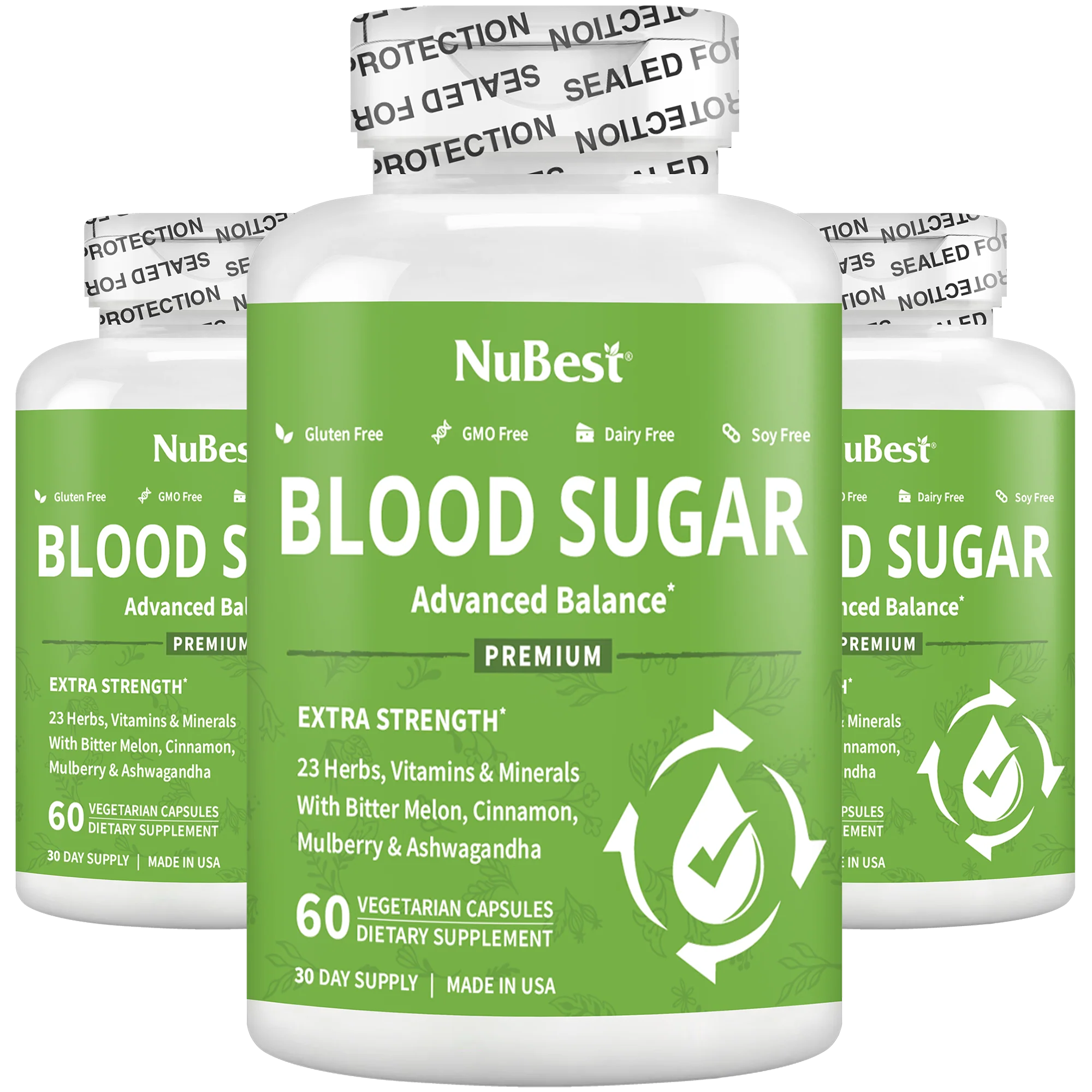 Blood Sugar Supplement, Advanced Formula For Energy Balance, Immunity & Overall Health, 60 Vegan Capsules by NuBest Nutrition® - Image 9