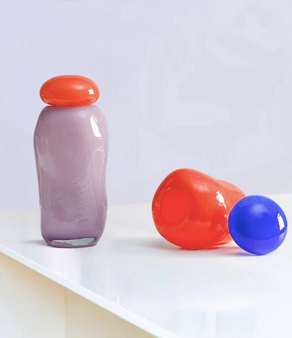 Bonbon Glass Jar Ornament, Whimsical Dopamine Decor Object, Bud Vase - Image 4