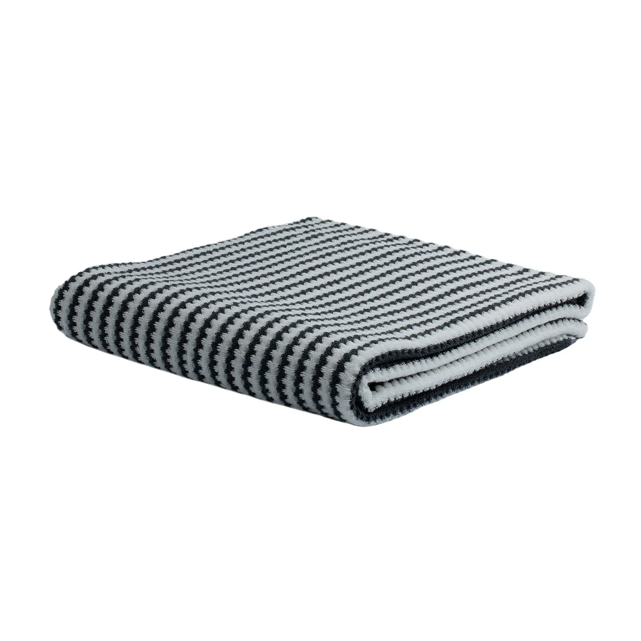 Bornova Hotel Waffle Fume Ivory Stripe by Turkish Towel Collection - Image 3