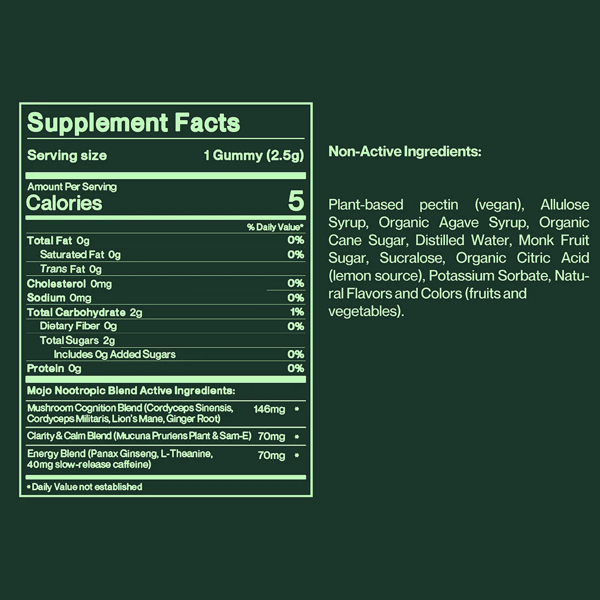 Brain Boost Gummies - Strawberry Tangerine by Mojo | Mushroom Dosed Gummies - Image 5