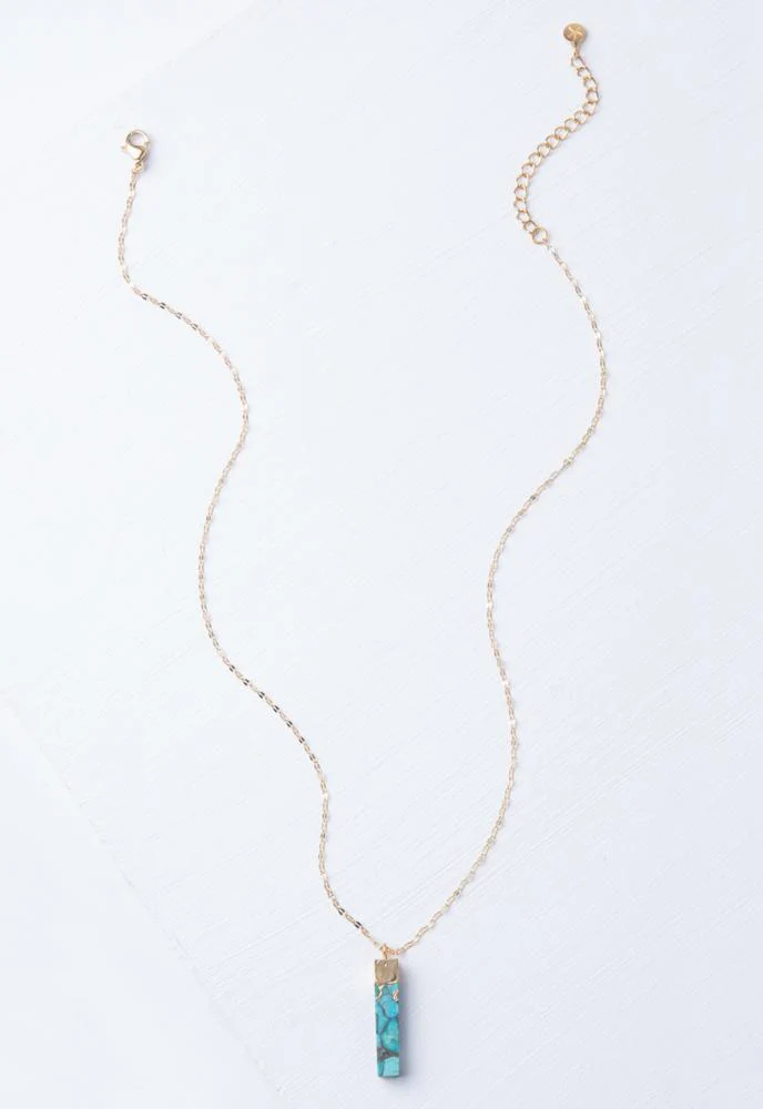 Brayden Turquoise Pendant Necklace by Starfish Project - Image 4