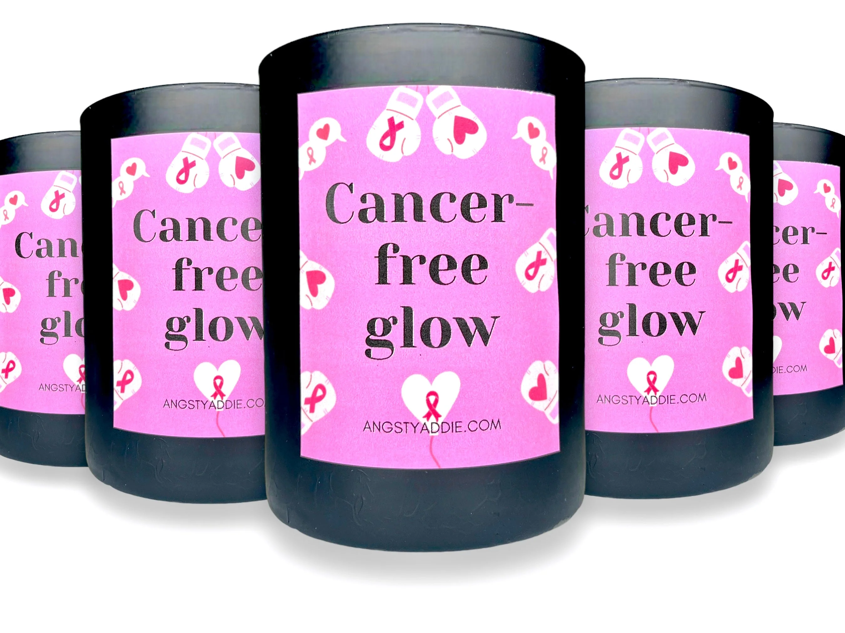 Cancer-free Glow candle by Angsty Addie - Image 2