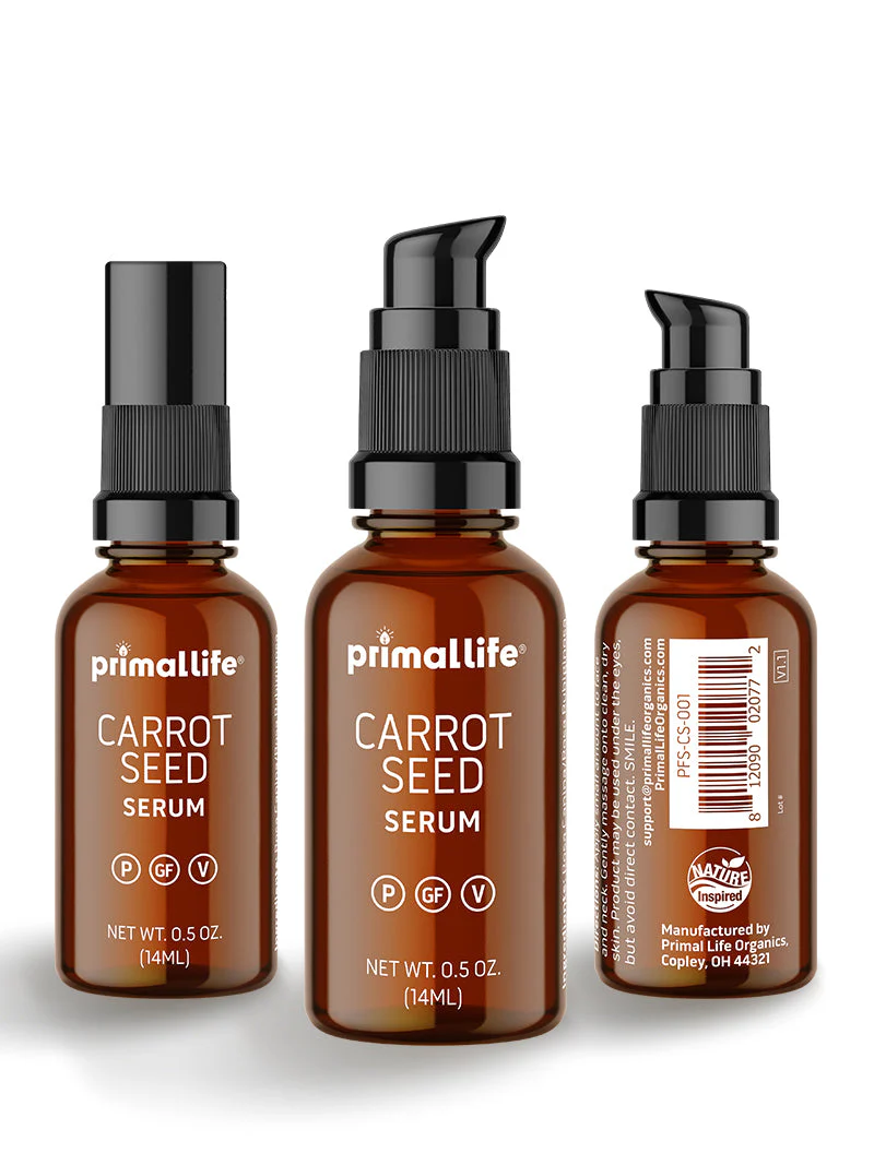 Carrot Seed Serum, 0.5 oz by Primal Life Organics - Image 2