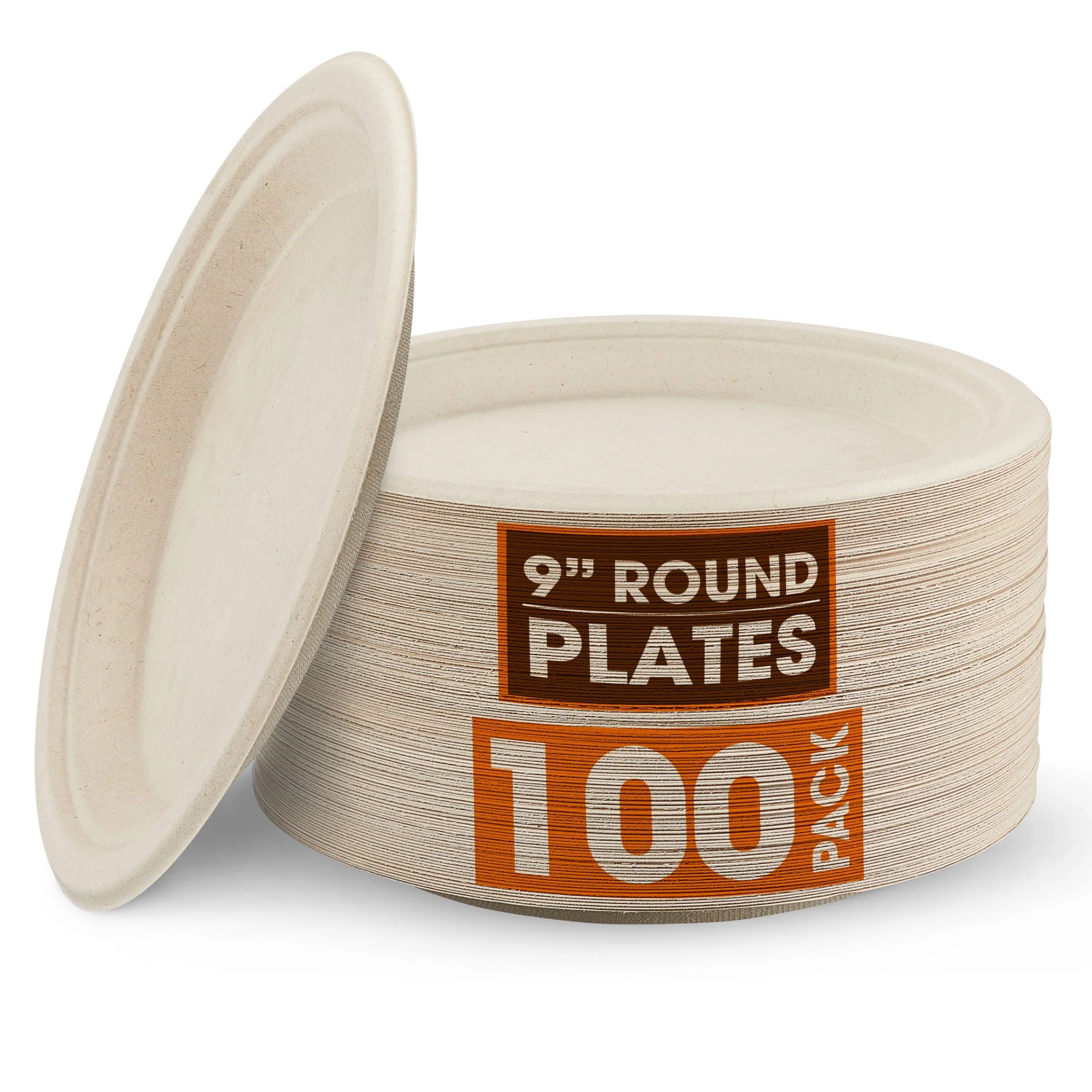Cheer Collection 9 inch Compostable Plates - 100% Biodegradable - Image 11