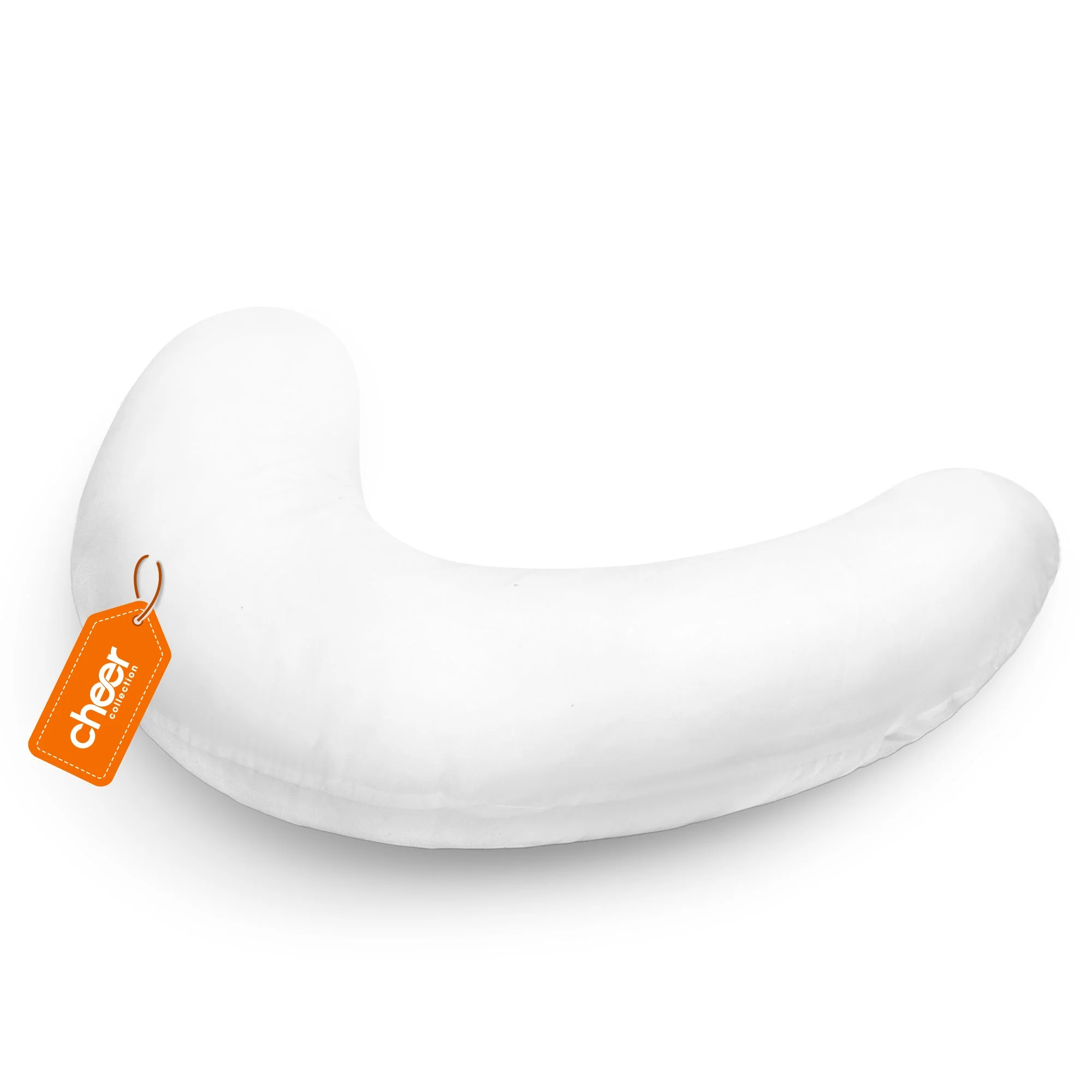 Cheer Collection Boomerang Shaped Bed Pillow, Side Sleeper Neck - Image 8