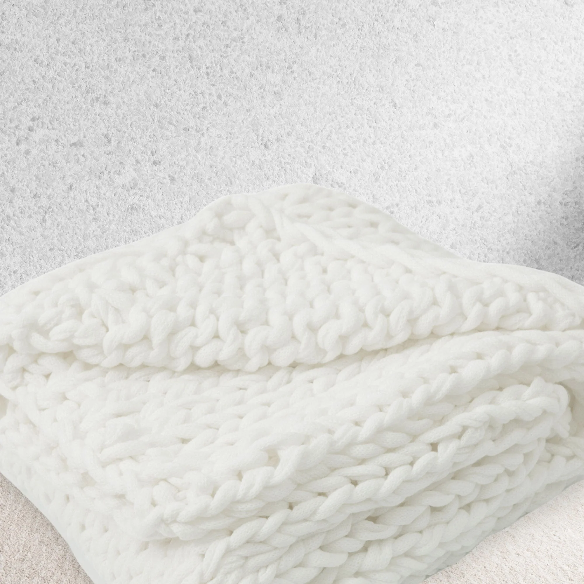 Cheer Collection Chunky Cable Knit Throw Blanket | Ultra Plush and Soft 100% Acrylic Accent Throw - 50 x 60 - Image 34