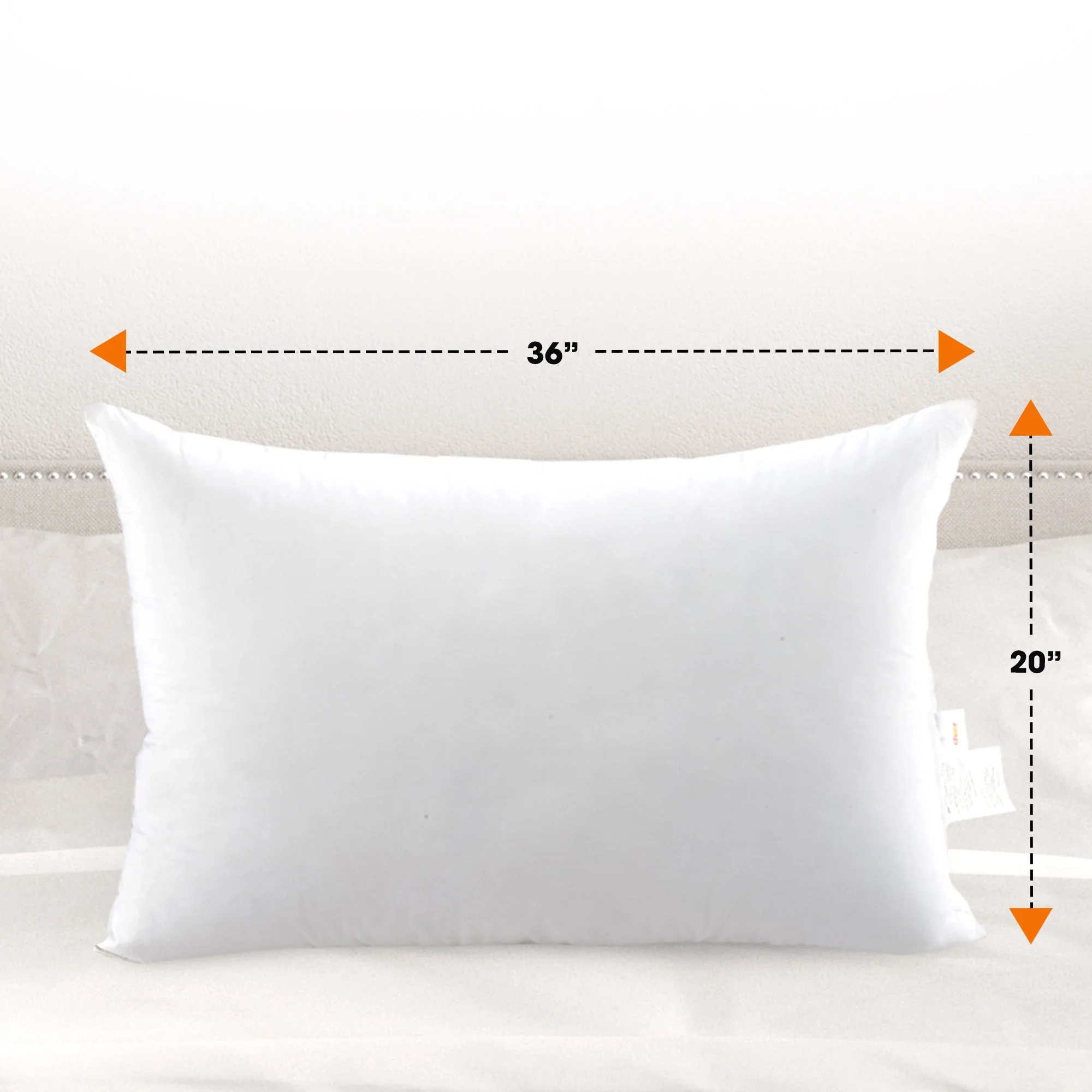 Cheer Collection Hypoallergenic Hollow Fiber Pillows (Set of 2) -Assorted Sizes - Image 11