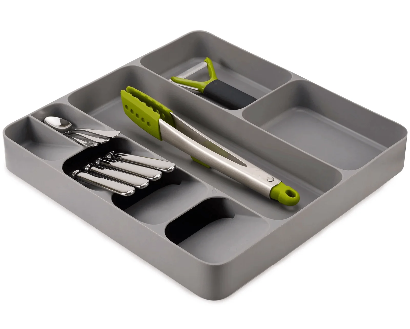 Cheer Collection Kitchen Drawer Cutlery Organizer - Large Space Saving Tray for Flatware and Silverware - Image 7