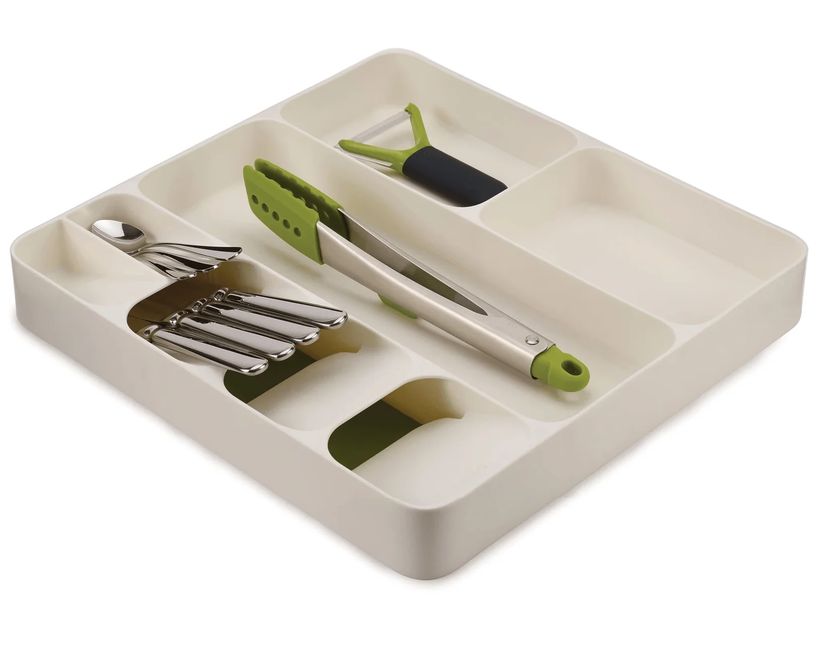 Cheer Collection Kitchen Drawer Cutlery Organizer - Large Space Saving Tray for Flatware and Silverware - Image 8