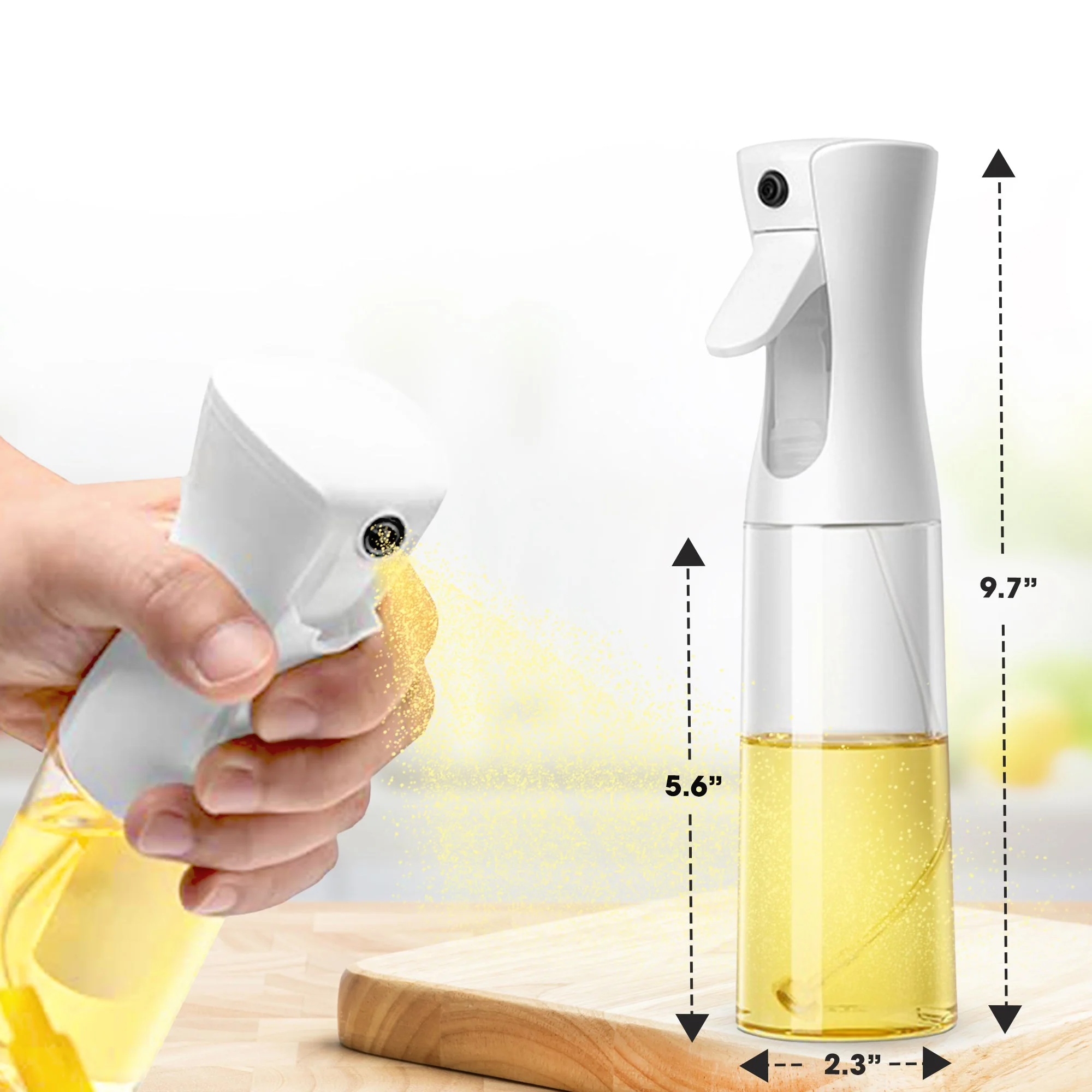Cheer Collection Multi-Purpose Food Grade Oil Spray Bottle - Available in Sets of 2 or 3 - Image 120