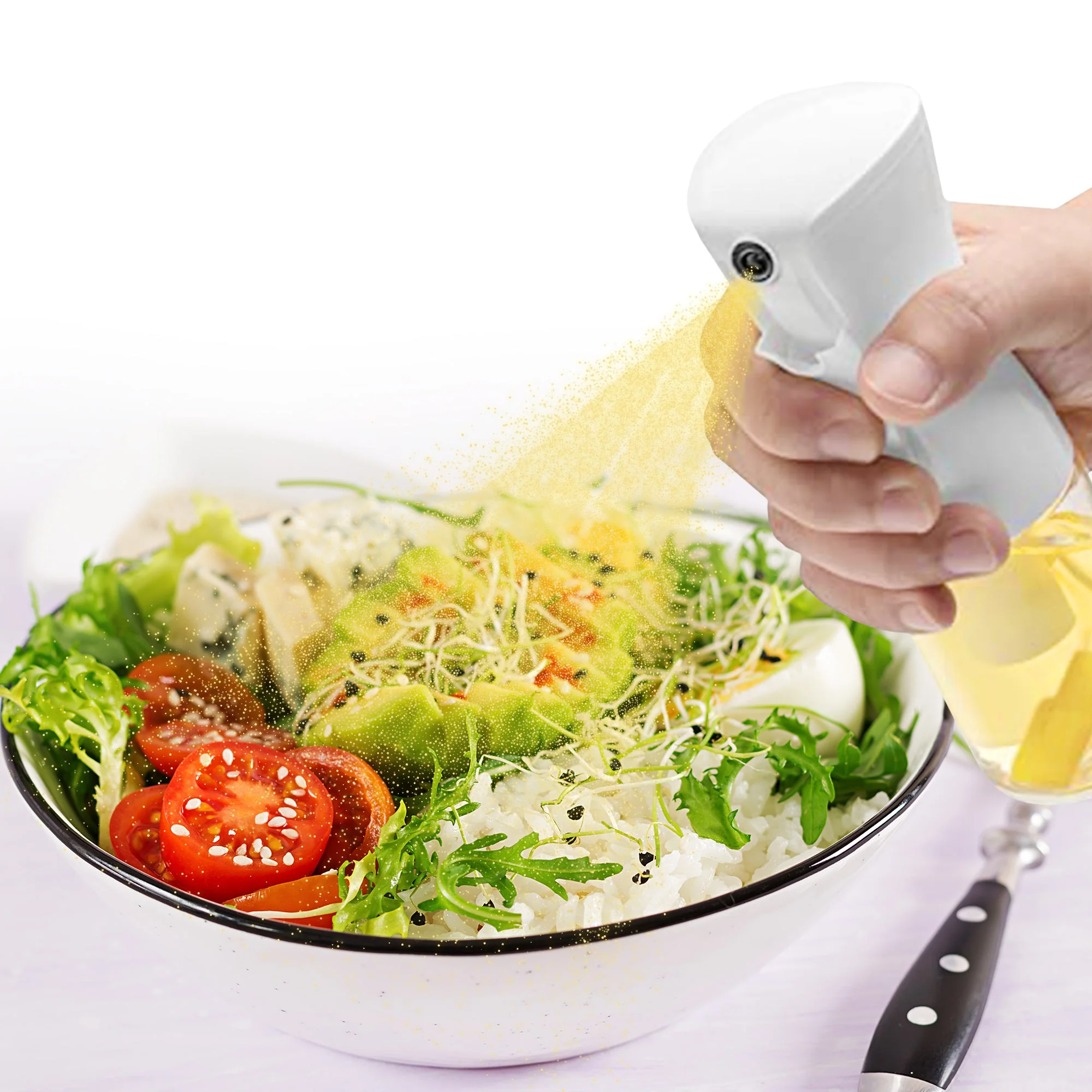 Cheer Collection Multi-Purpose Food Grade Oil Spray Bottle - Available in Sets of 2 or 3 - Image 17