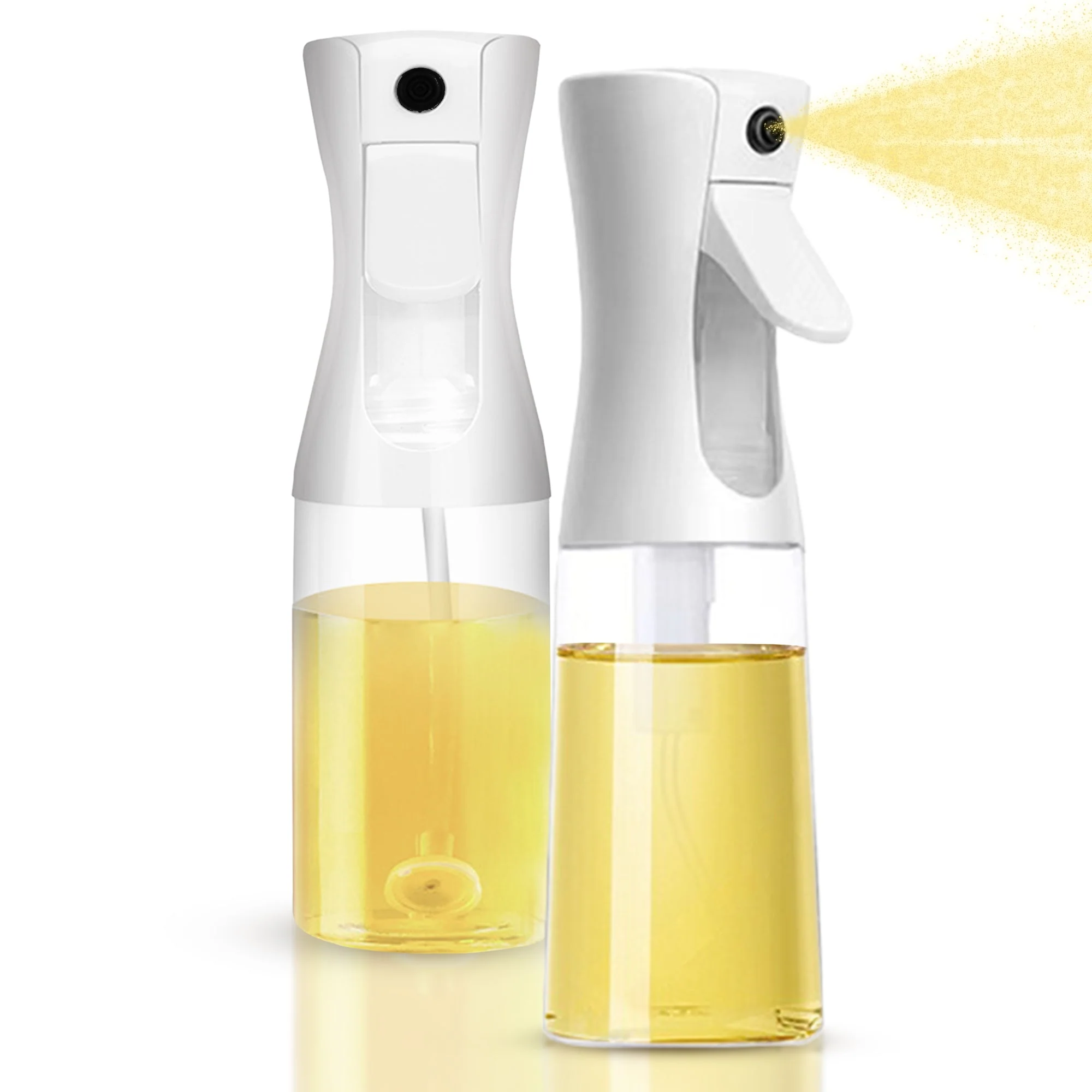Cheer Collection Set of 2 Elegant Glass Oil Sprayer Bottles - Image 8