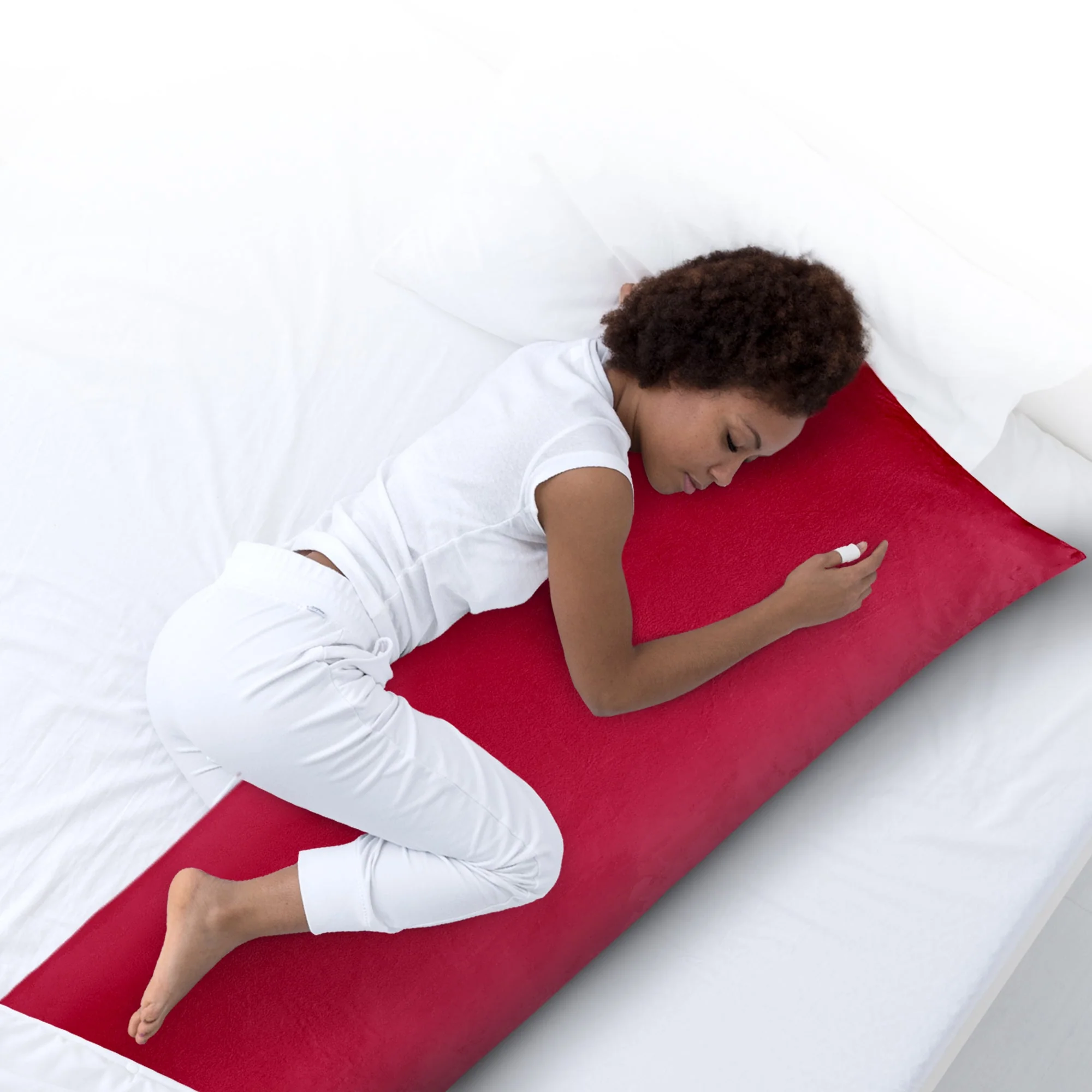 Cheer Collection Super Soft and Plush Lumbar Pillow for Couch or Bed Decor 20" x 54" - Image 33