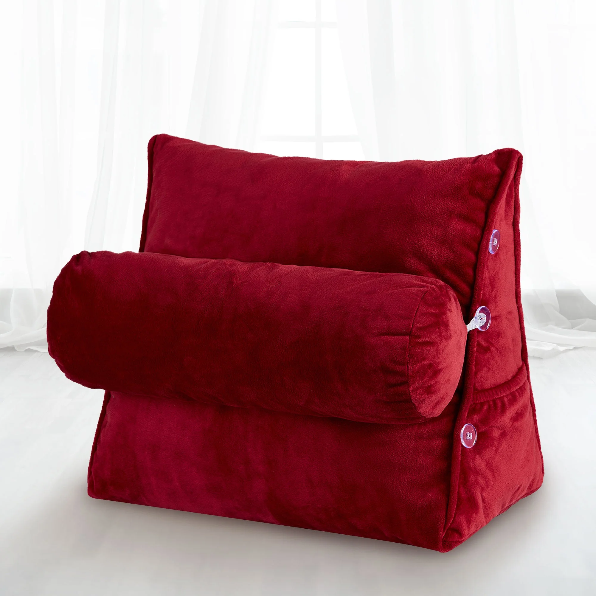 Cheer Collection Wedge Pillow with Detachable Bolster & Backrest - Image 29