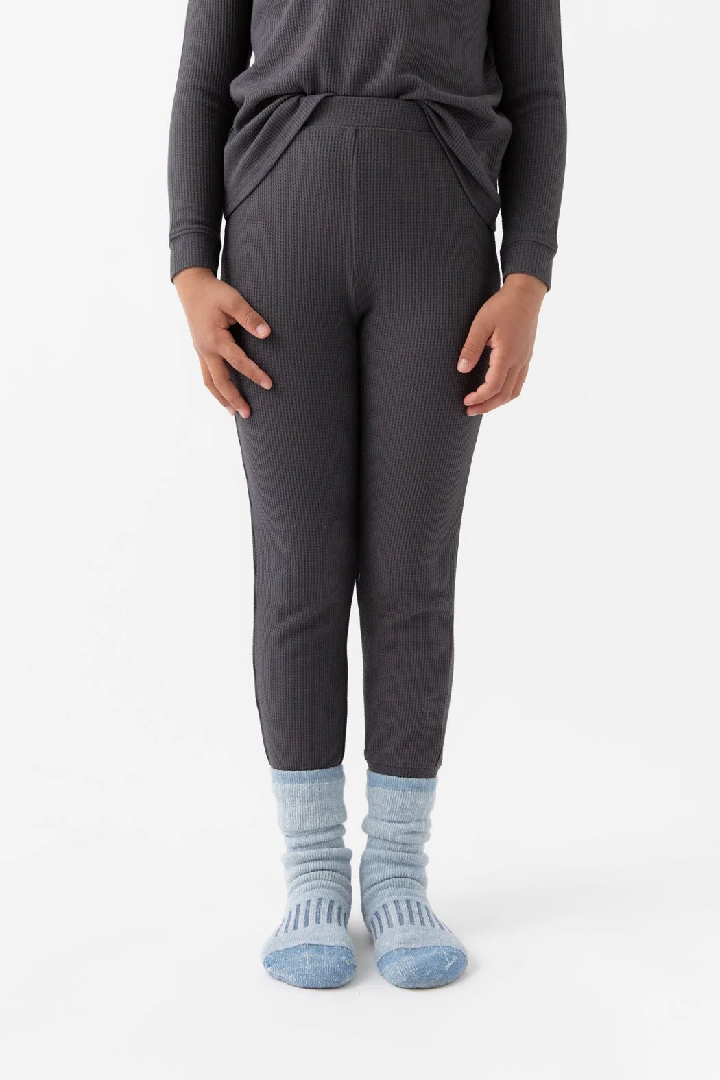 Children's Bamboo Waffle Knit Base Layer Pant - Last Chance - Image 11
