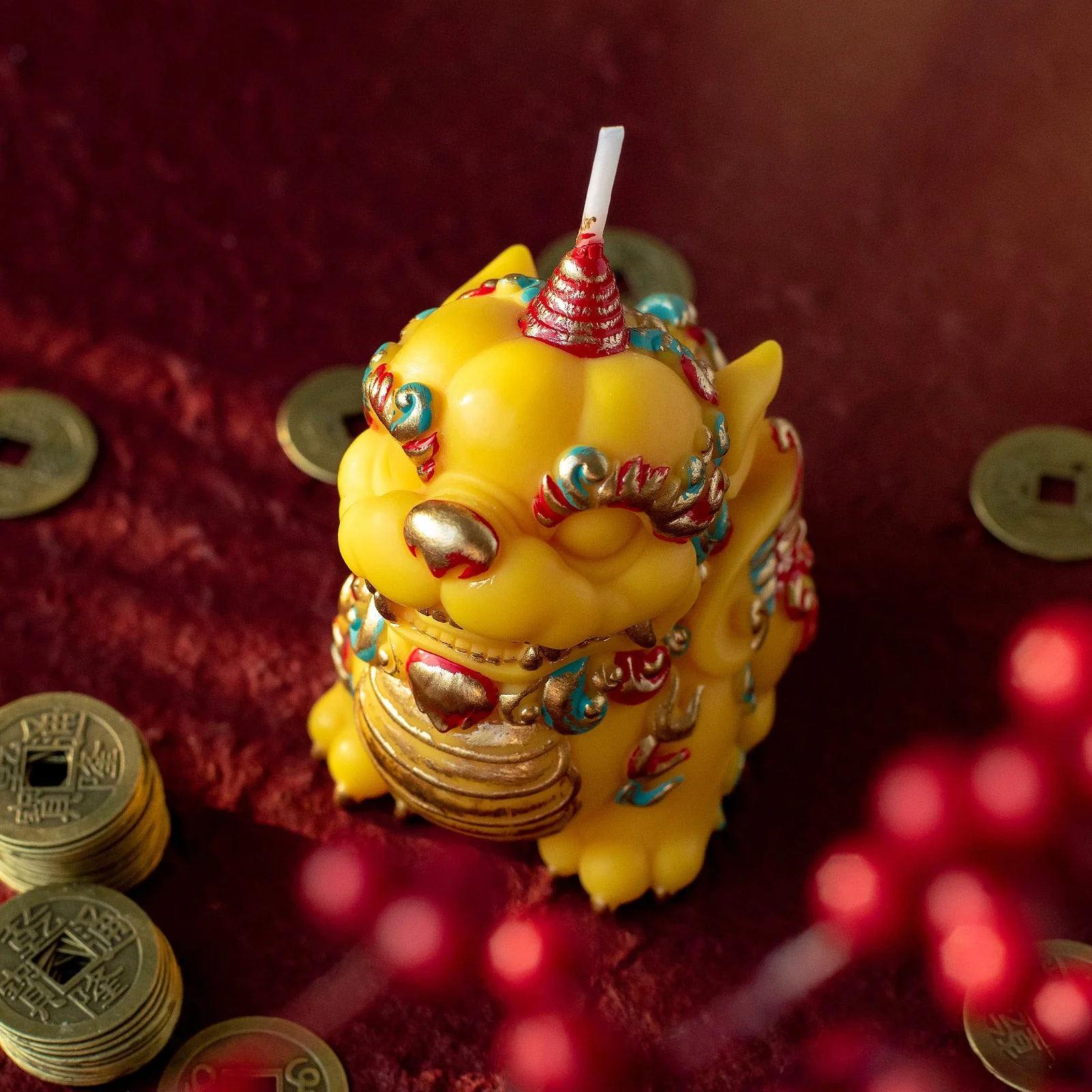 Chinese Fortune PIXIU Candle - Image 5