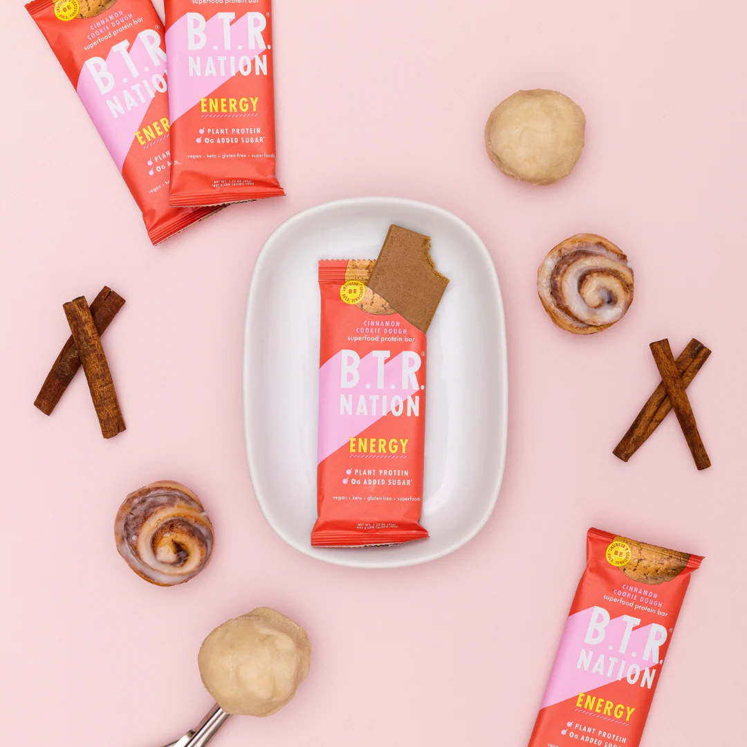 Cinnamon Cookie Dough ENERGY (12 Count) πͺ by B.T.R. Bar - Image 3