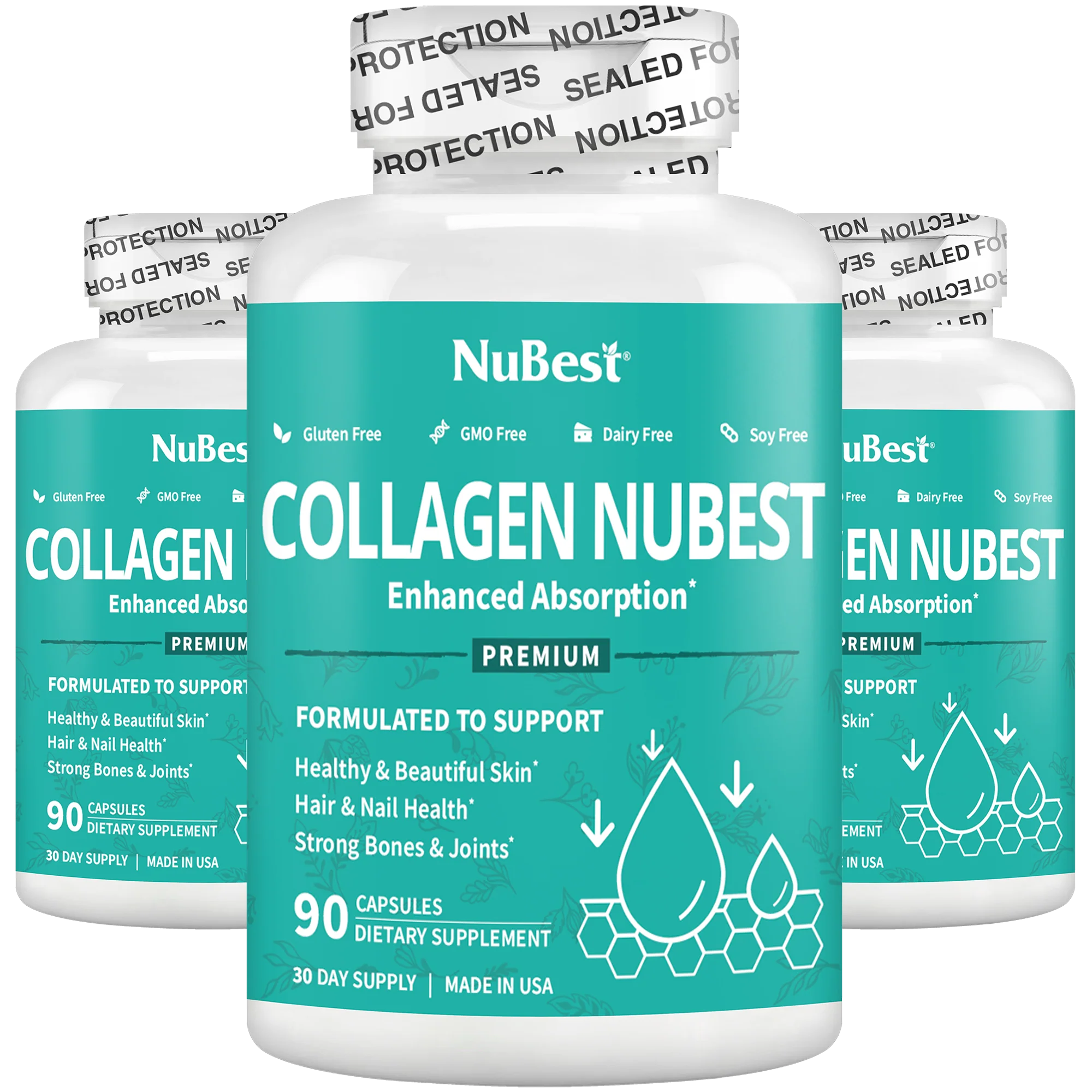 Collagen NuBest, Healthy Skin, Hair & Nails, 90 Capsules by NuBest Nutrition® - Image 12