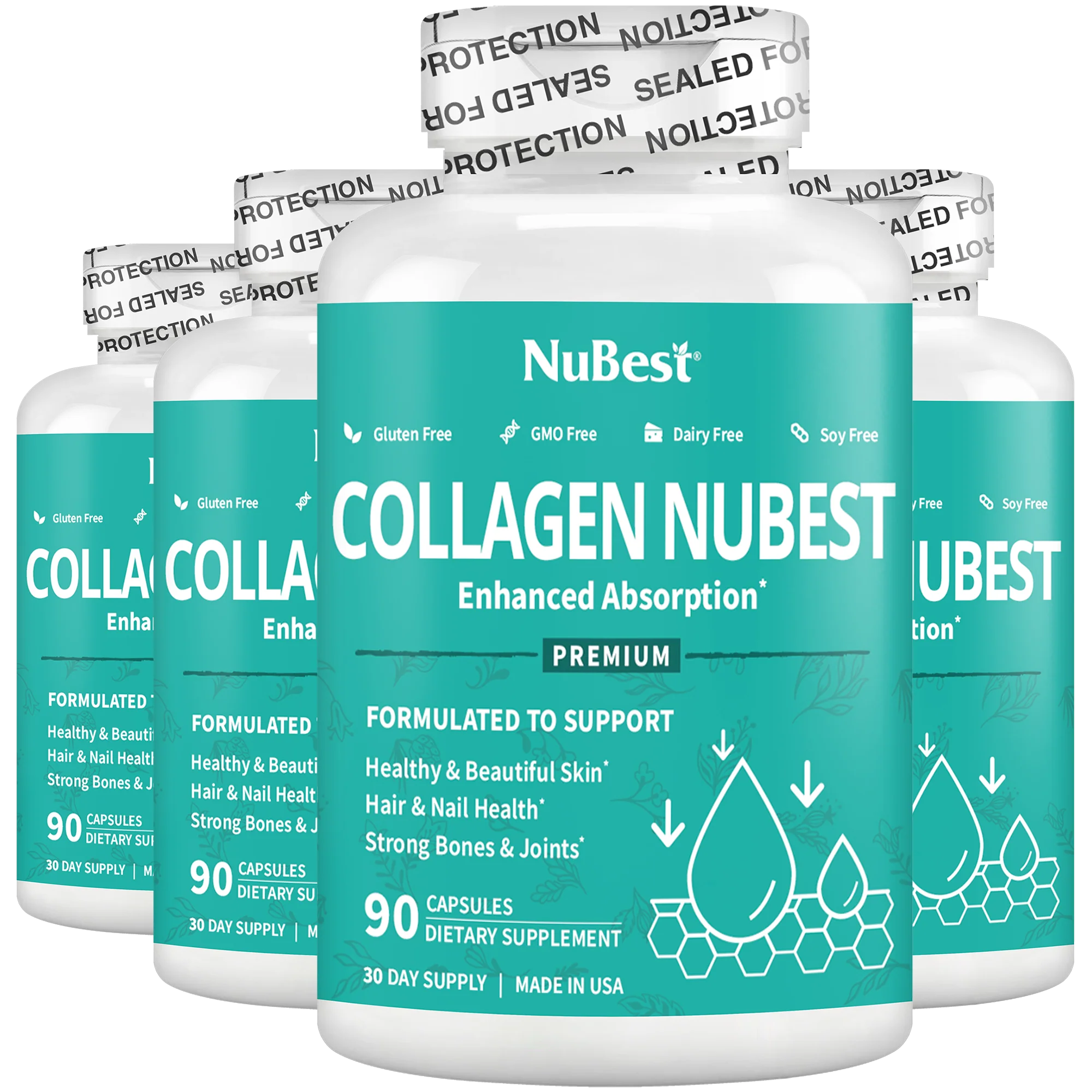 Collagen NuBest, Healthy Skin, Hair & Nails, 90 Capsules by NuBest Nutrition® - Image 13