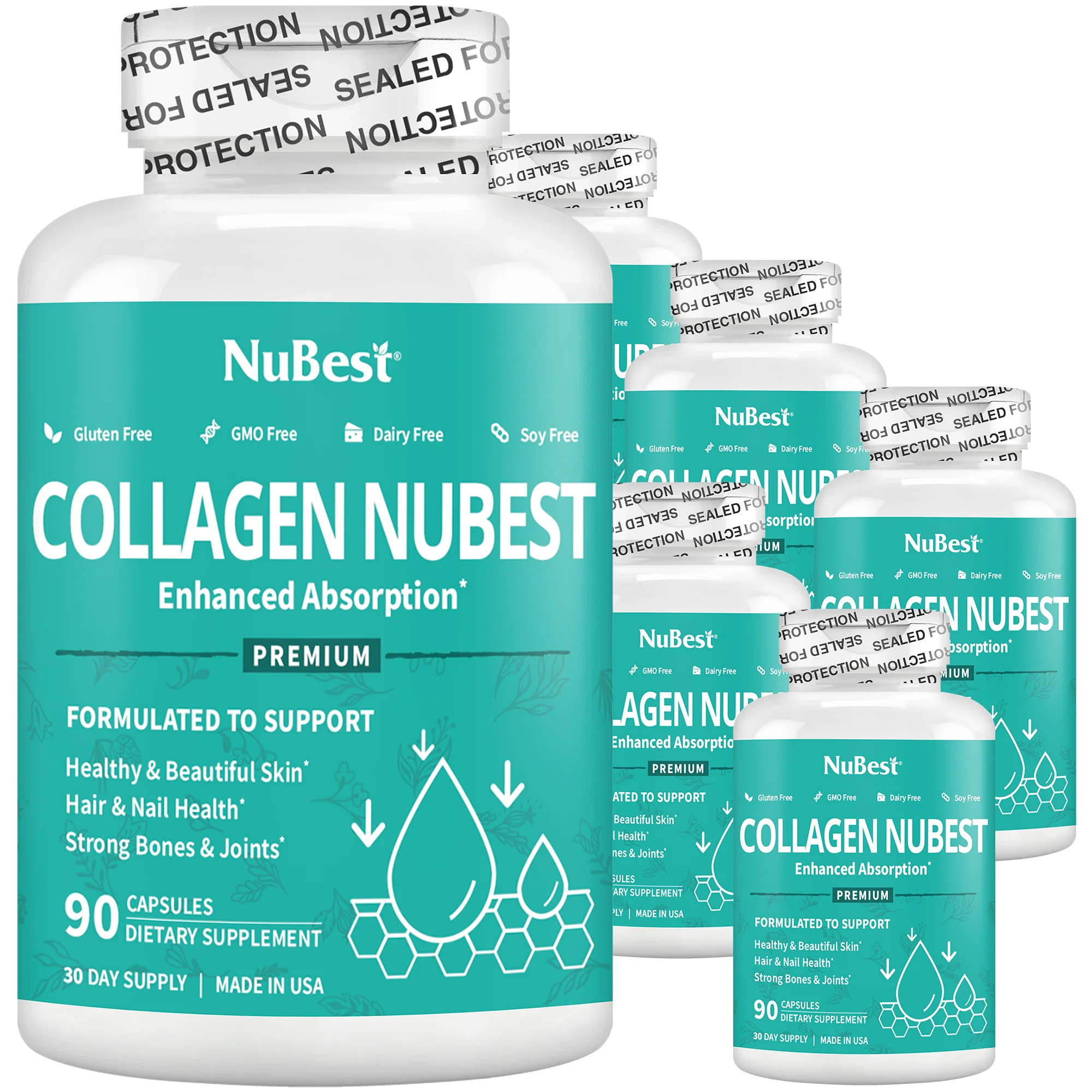 Collagen NuBest, Healthy Skin, Hair & Nails, 90 Capsules by NuBest Nutrition® - Image 14