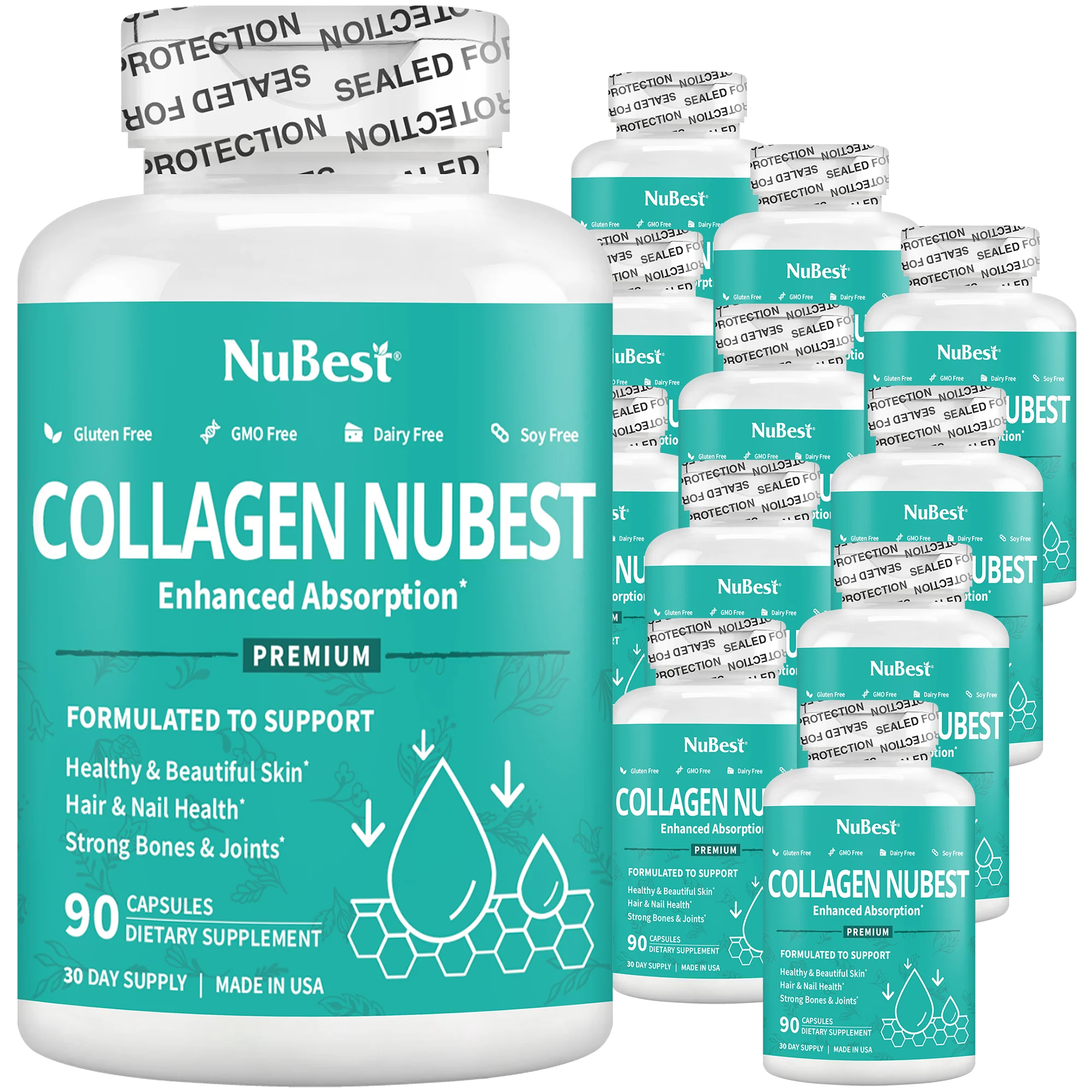 Collagen NuBest, Healthy Skin, Hair & Nails, 90 Capsules by NuBest Nutrition® - Image 15
