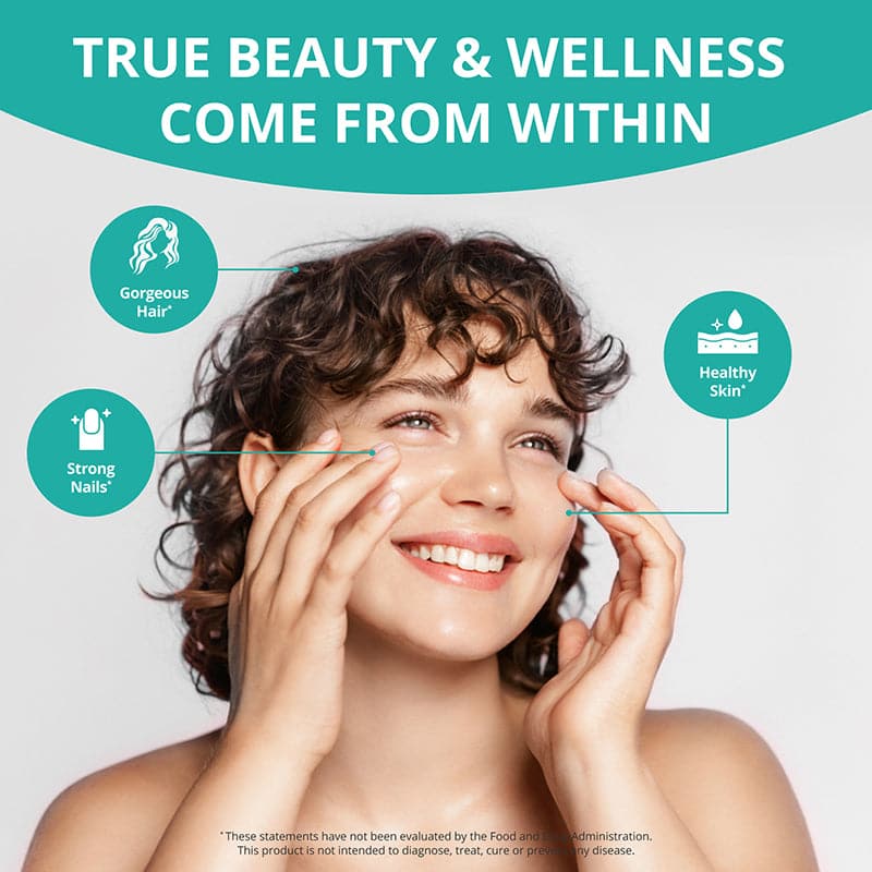 Collagen NuBest, Healthy Skin, Hair & Nails, 90 Capsules by NuBest Nutrition® - Image 2