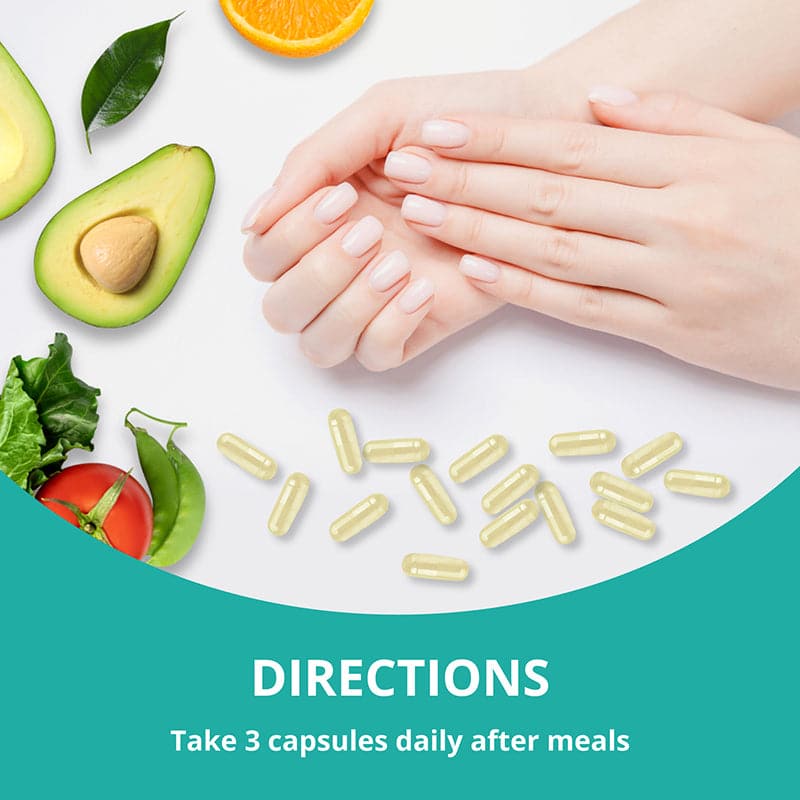 Collagen NuBest, Healthy Skin, Hair & Nails, 90 Capsules by NuBest Nutrition® - Image 3