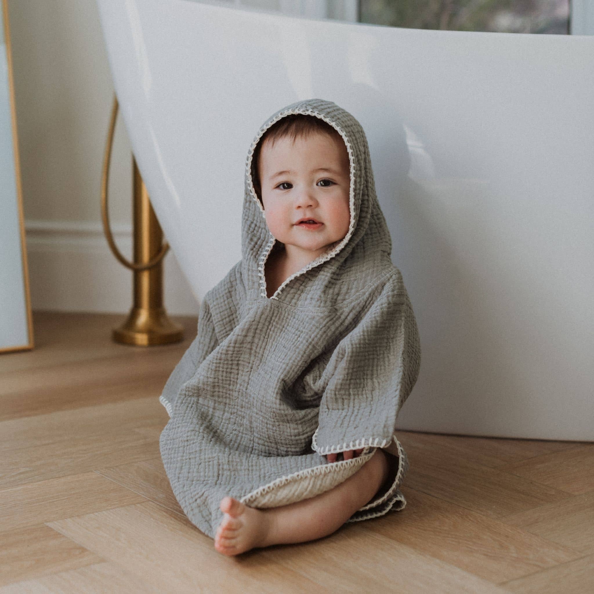 Crinkle Kids Poncho by POKOLOKO - Image 9