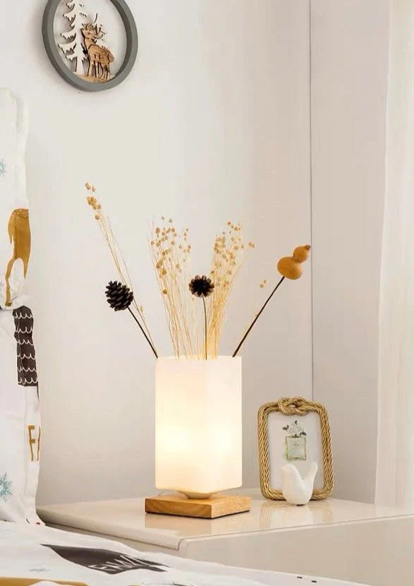 Dimmable Flower Vase Beside Decorative Table Lamp for Rustic Home - Image 2
