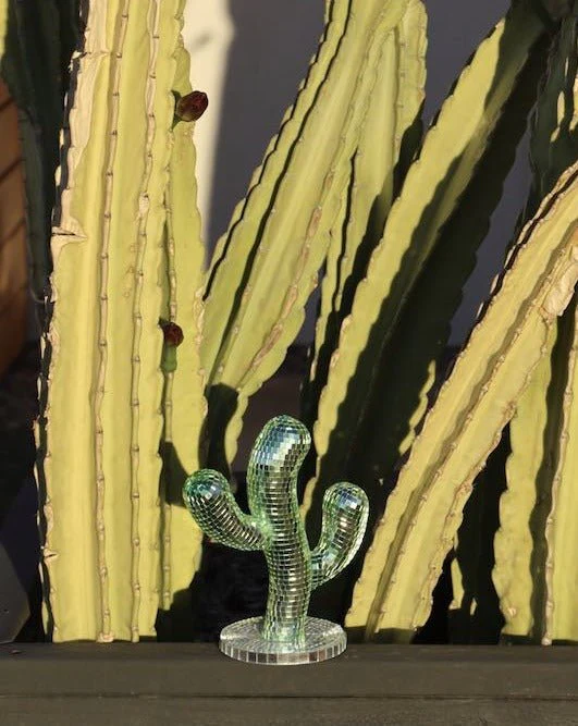 Disco Dancing Cactus, Whimsical Dopamine Decor, Quirky Decorative Object - Image 3